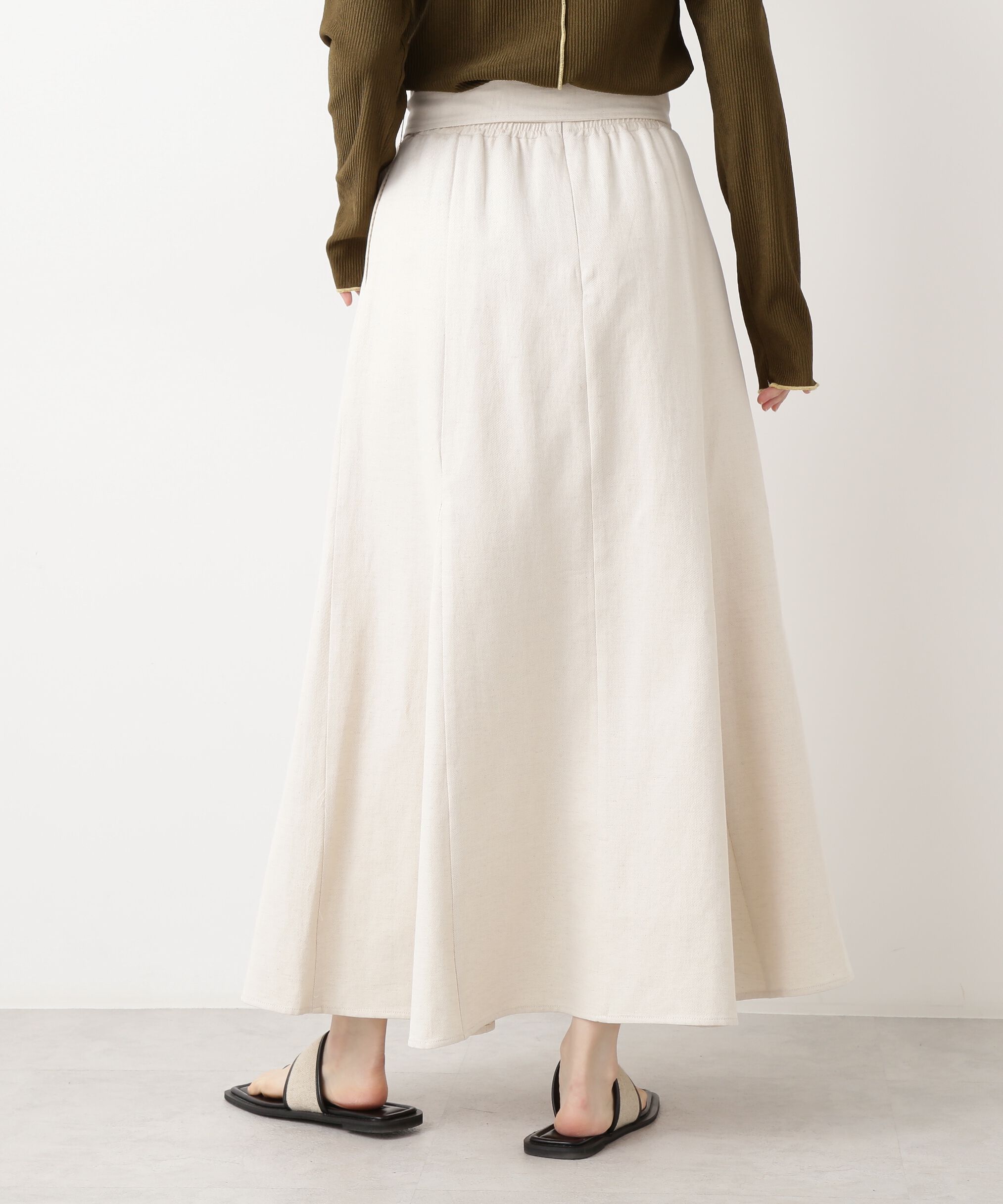  「麻混セットアップ　スカート《S Size Line》」|スカート|
