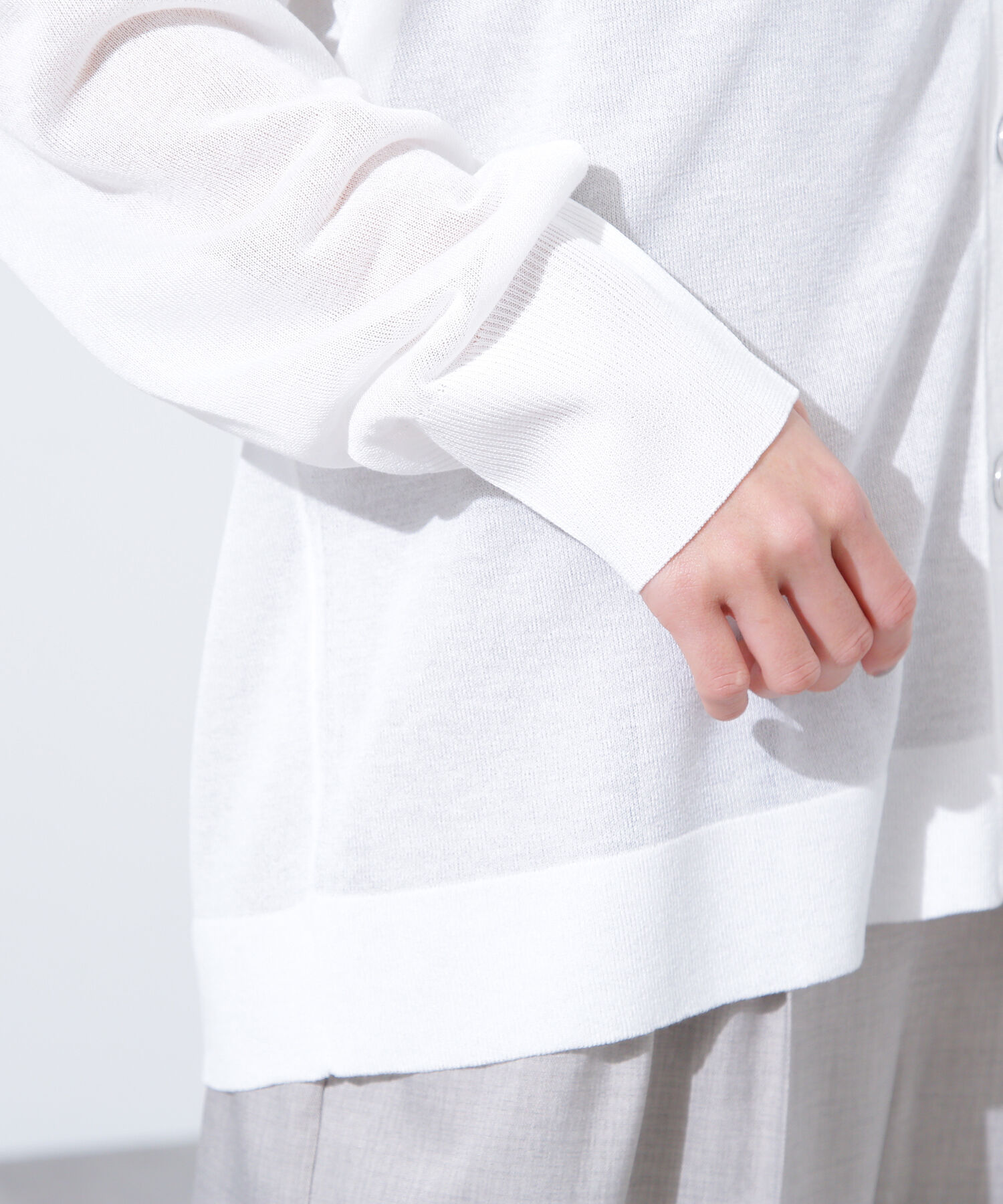  「ルーズミドルシアーカーディガン」|ニット・セーター|