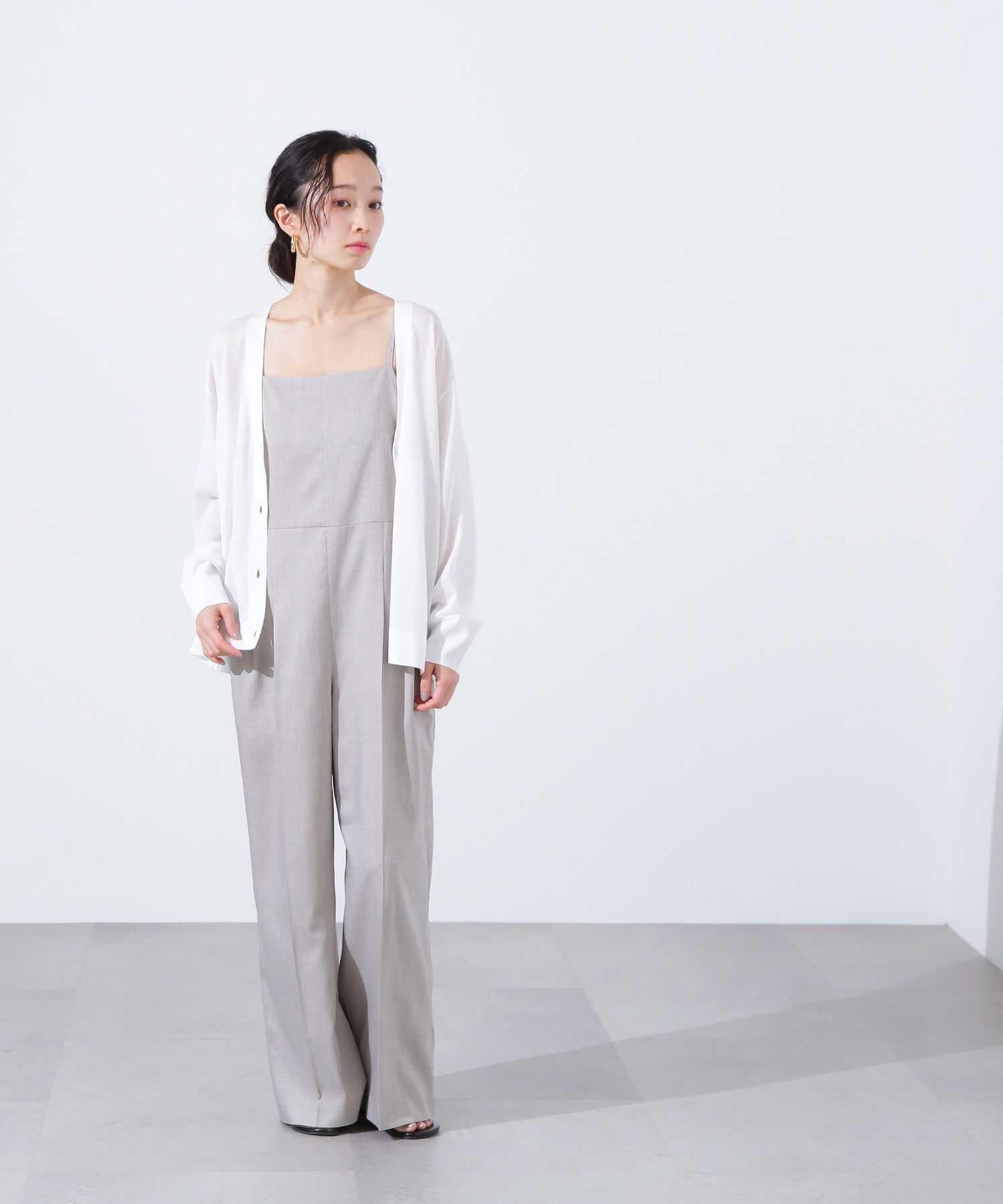  「ルーズミドルシアーカーディガン」|ニット・セーター|