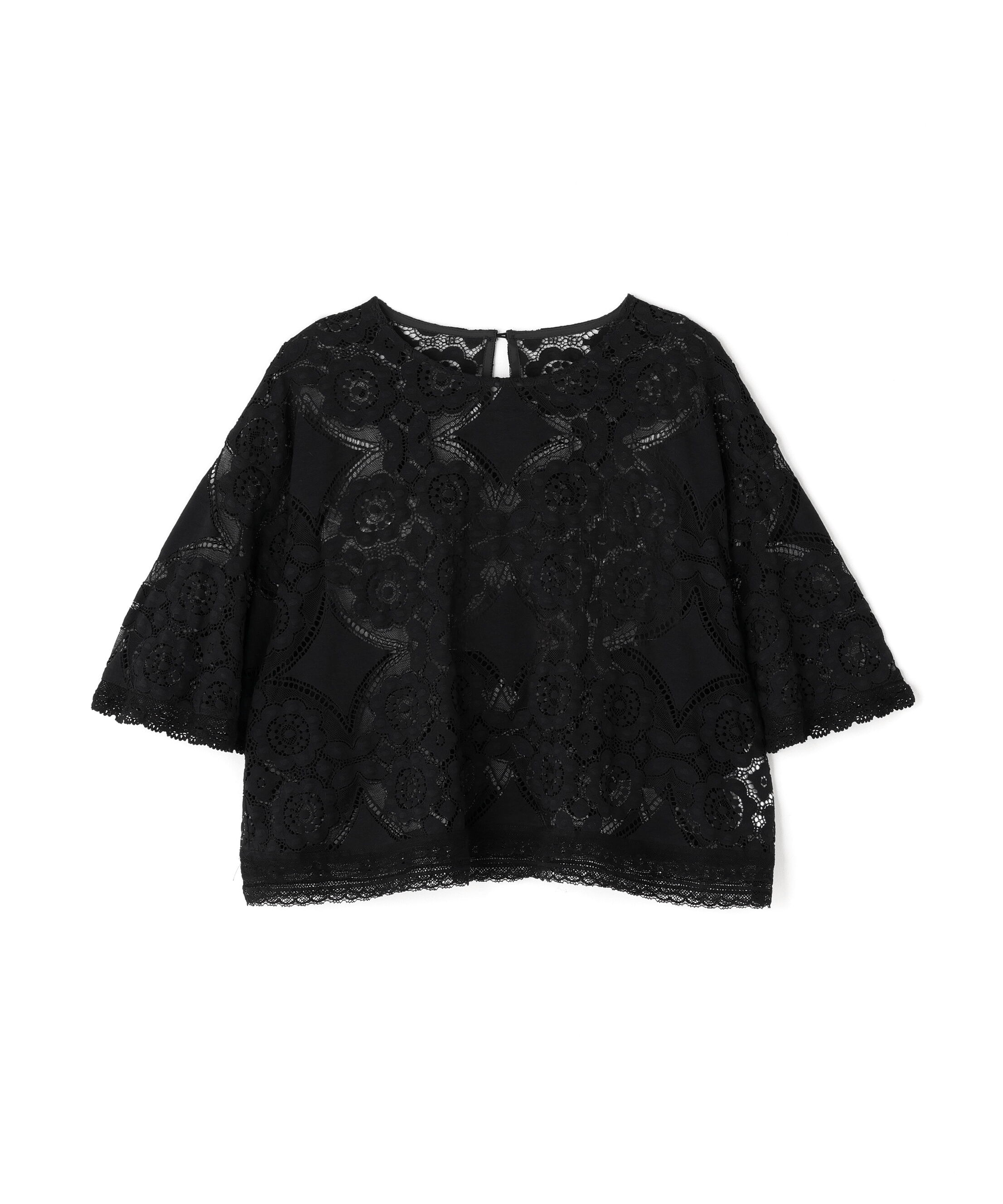  「レースフレアスリーブブラウス」|シャツ・ブラウス|