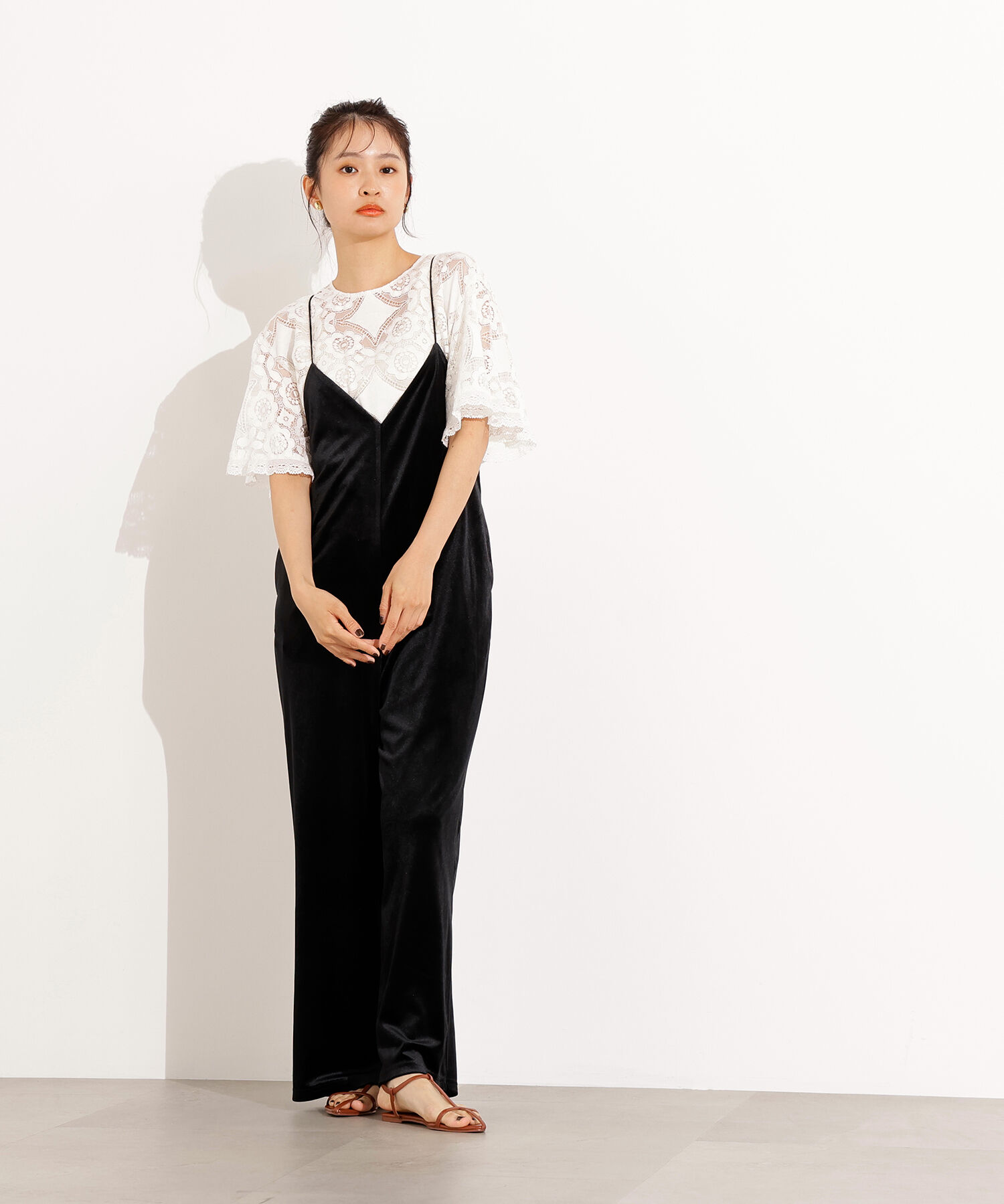  「レースフレアスリーブブラウス」|シャツ・ブラウス|