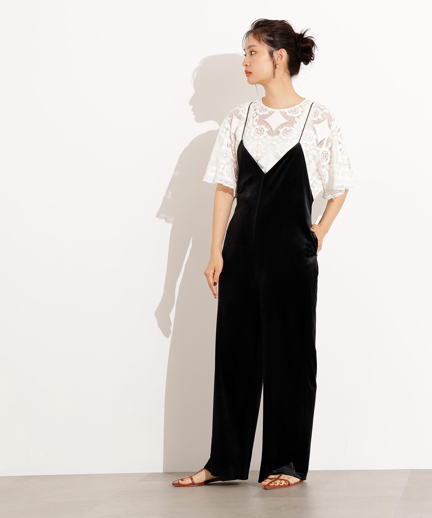  「レースフレアスリーブブラウス」|シャツ・ブラウス|