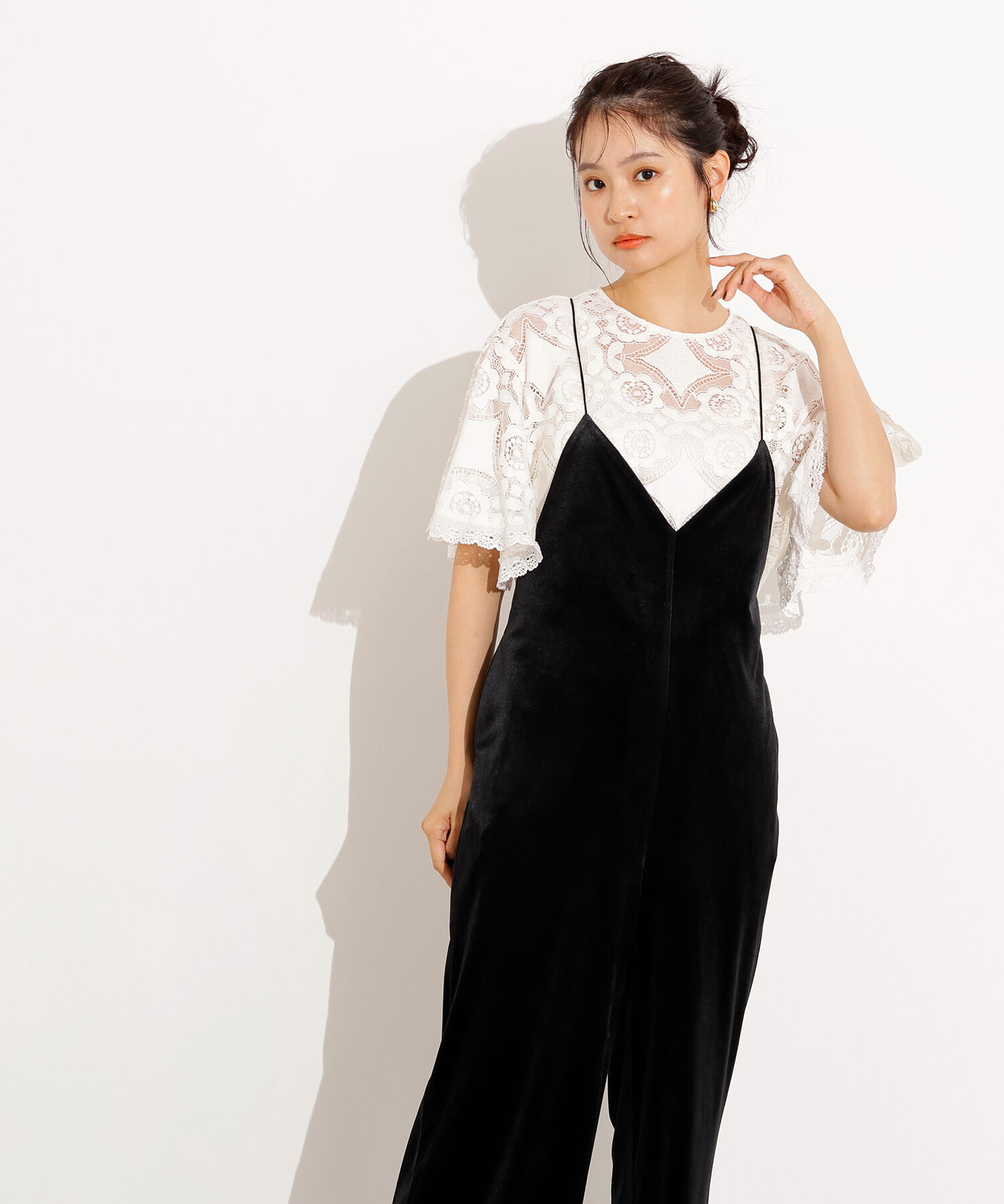  「レースフレアスリーブブラウス」|シャツ・ブラウス|