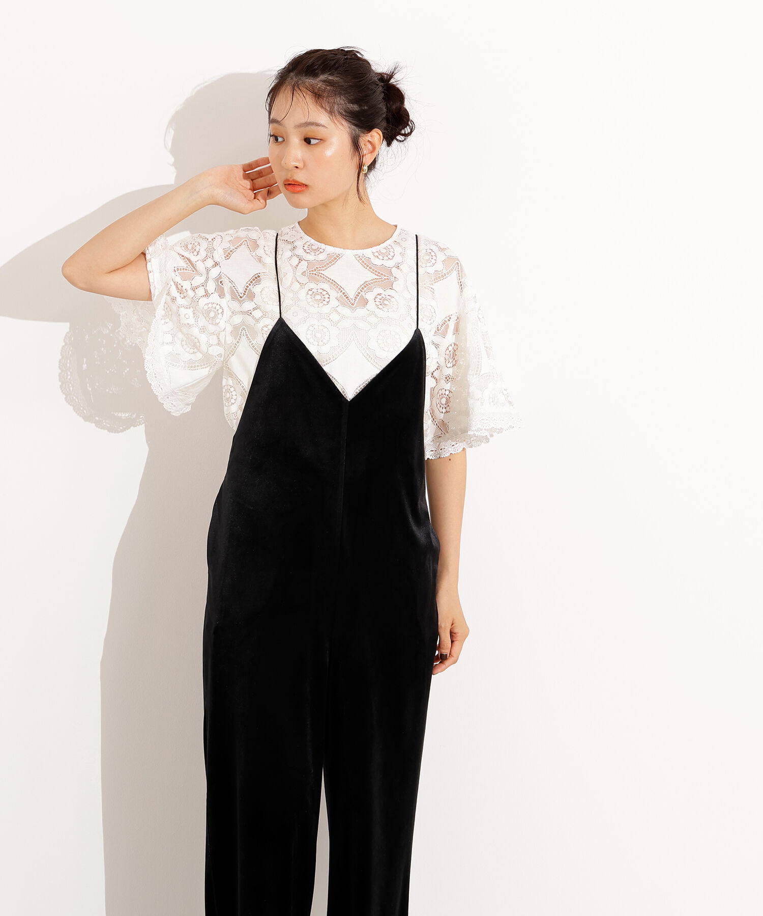  「レースフレアスリーブブラウス」|シャツ・ブラウス|