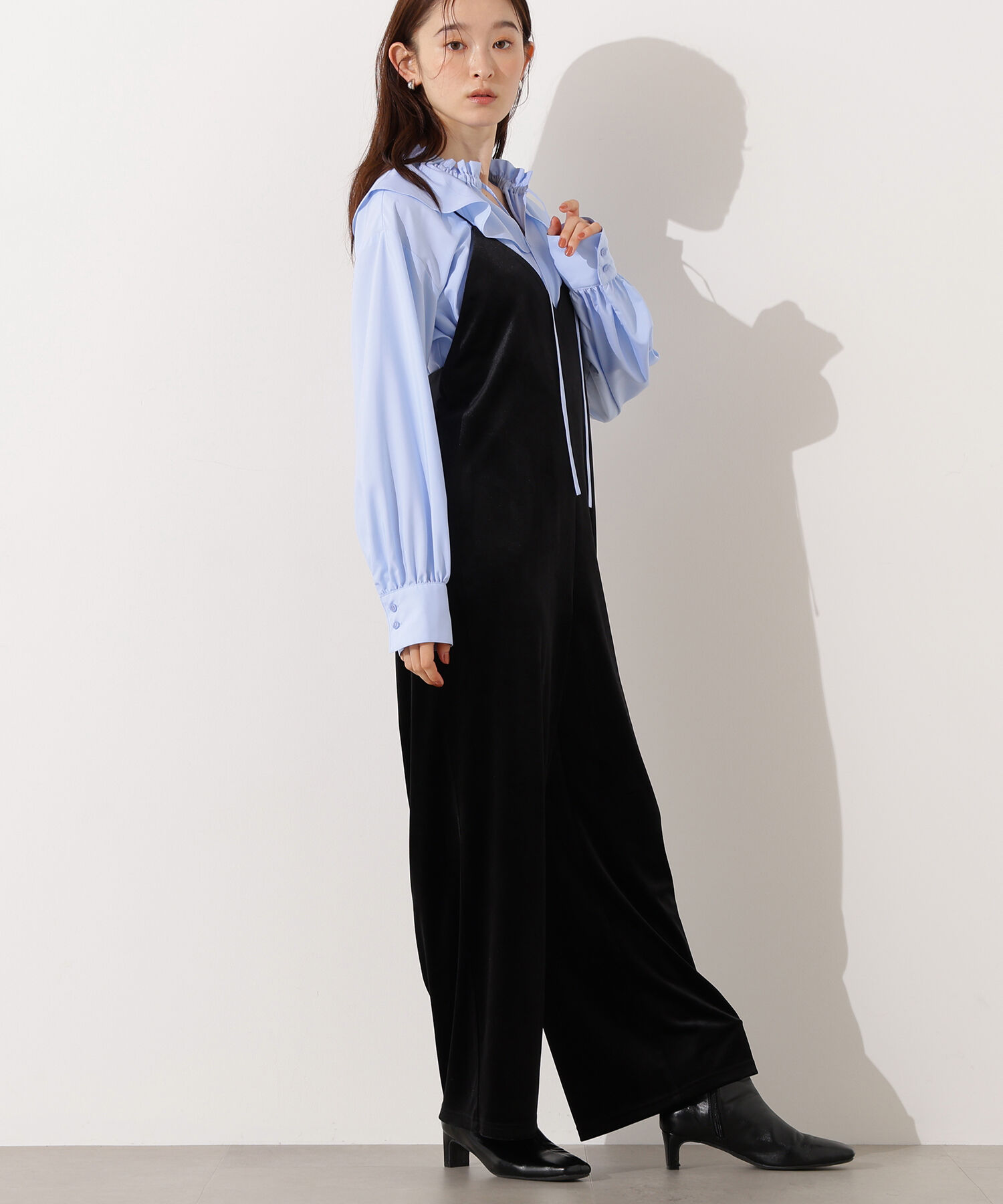  「ベロアオールインワン」|ワンピース|