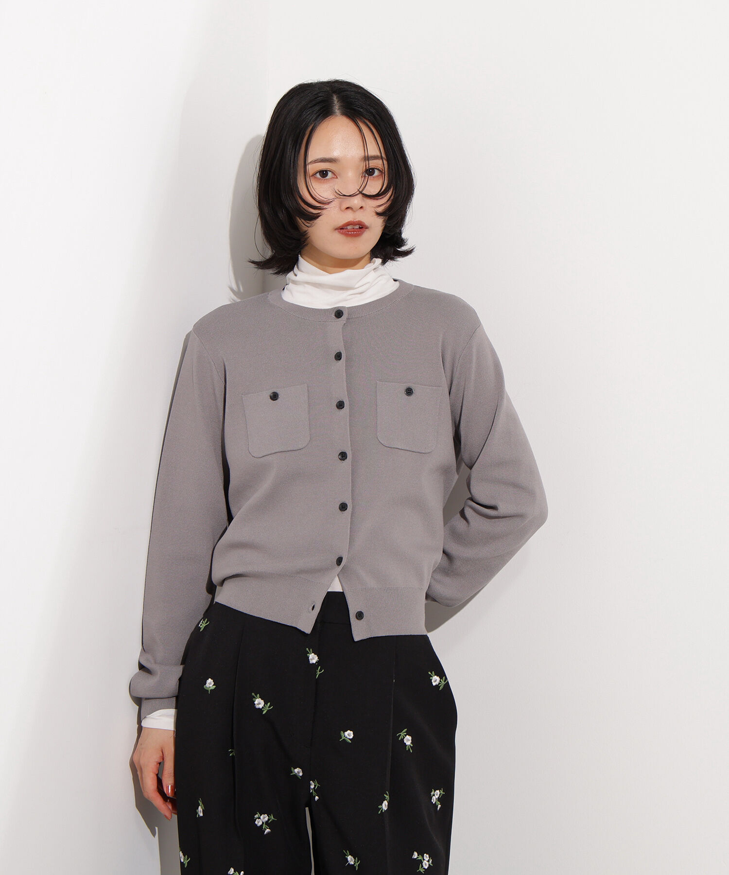  「ベーシックポケットカーディガン」|ニット・セーター|