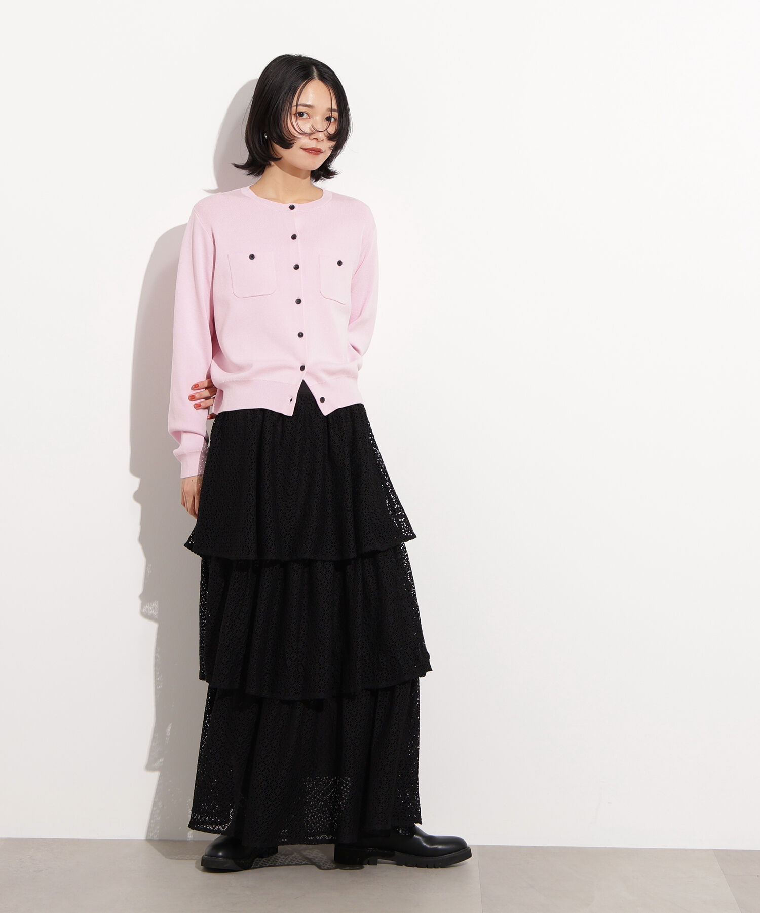  「ベーシックポケットカーディガン」|ニット・セーター|