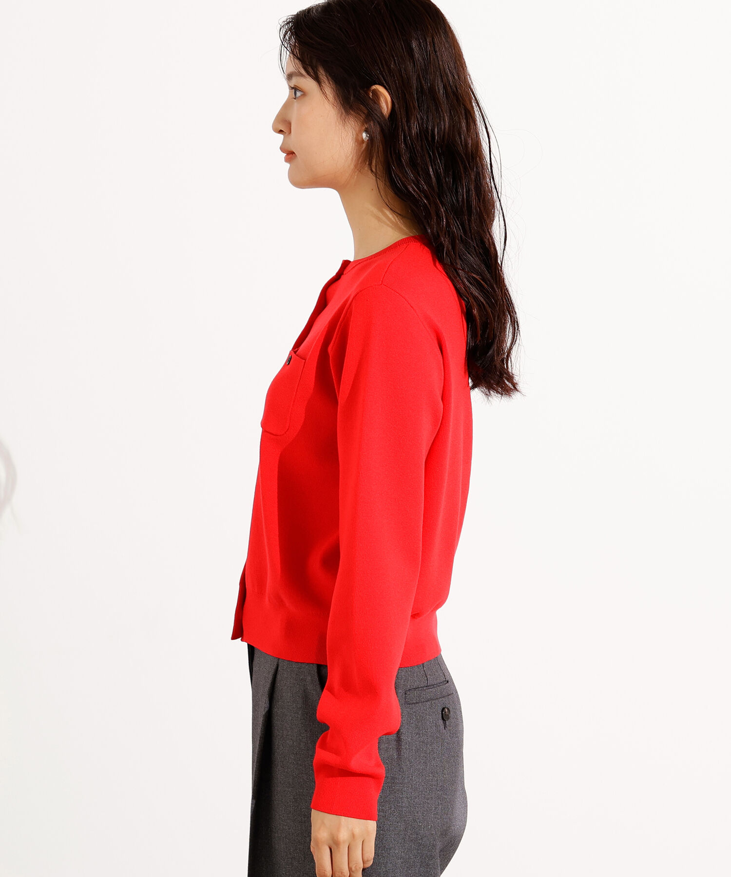  「ベーシックポケットカーディガン」|ニット・セーター|