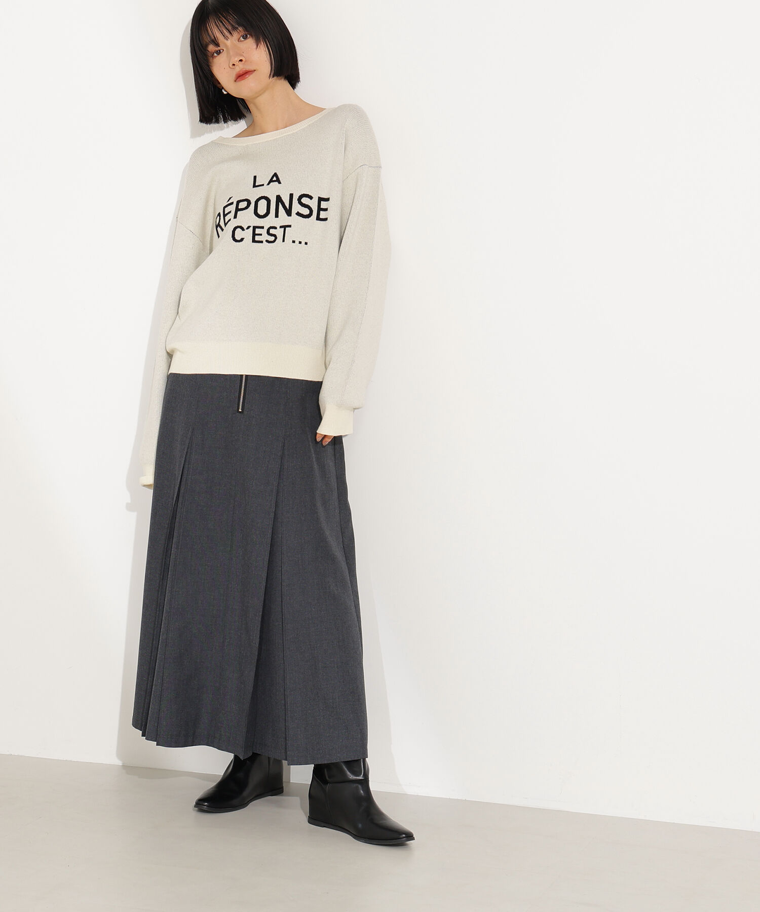  「ボックスタックスカート」|スカート|