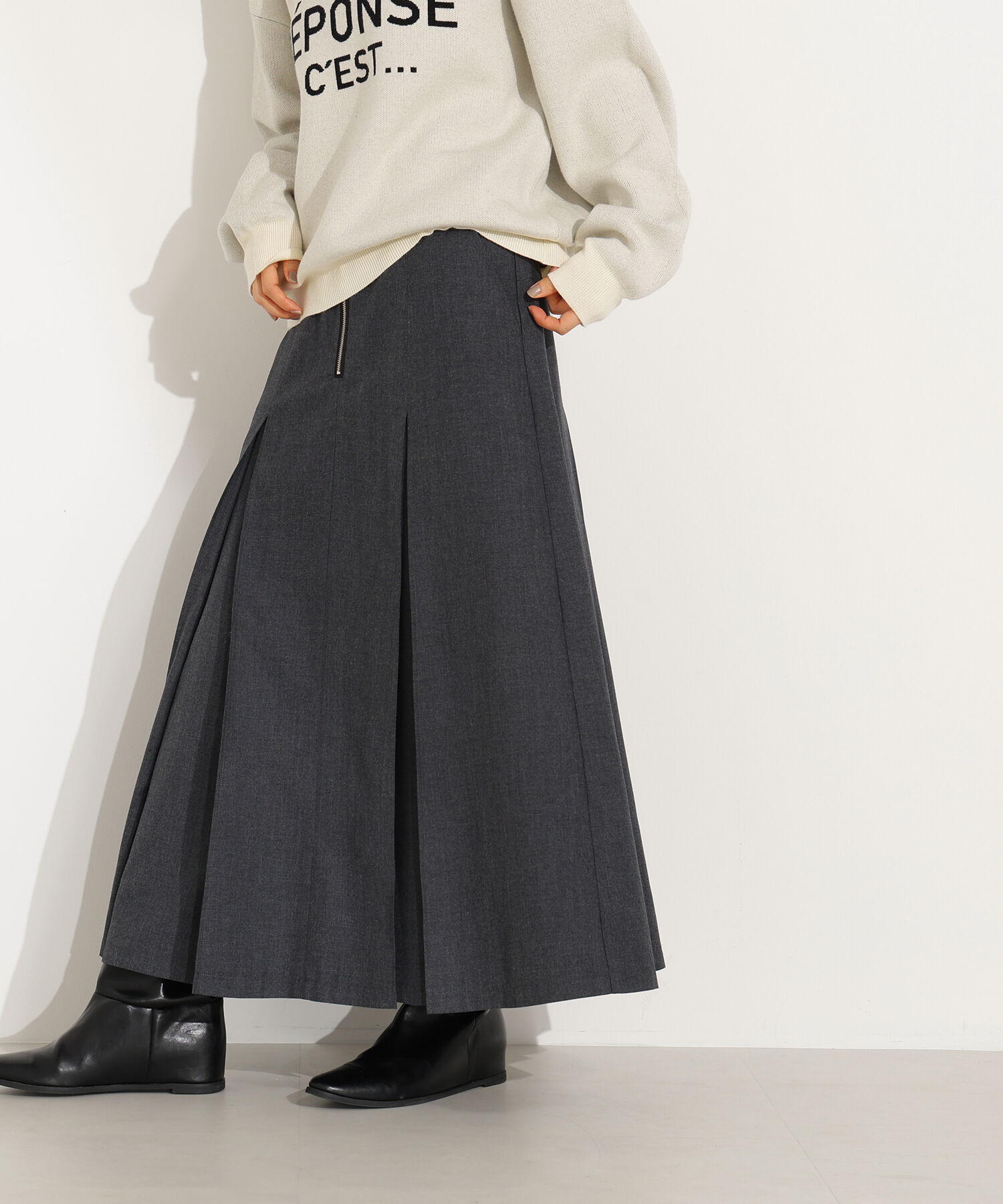  「ボックスタックスカート」|スカート|