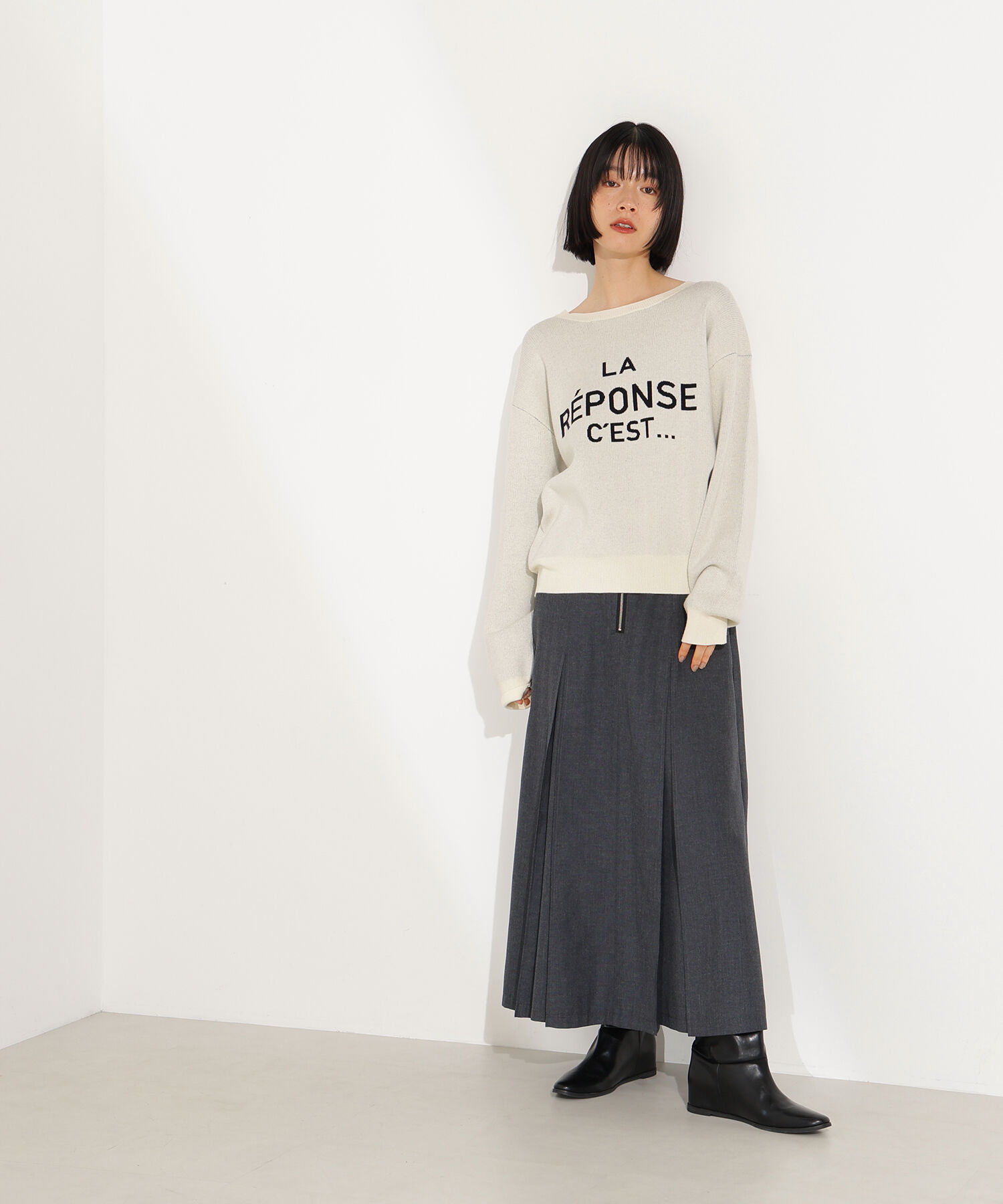  「ボックスタックスカート」|スカート|