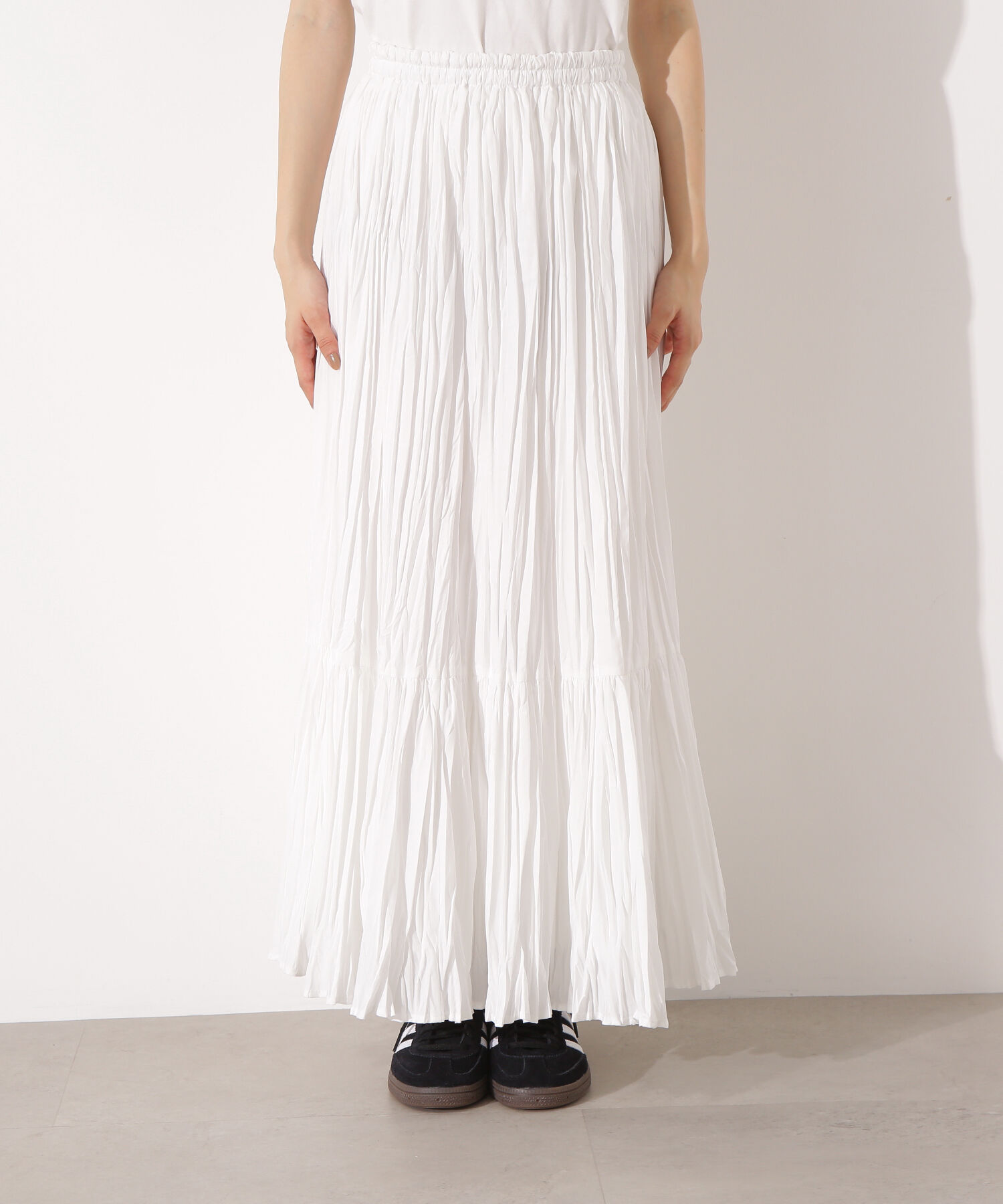  「ティアードプリーツスカート」|スカート|