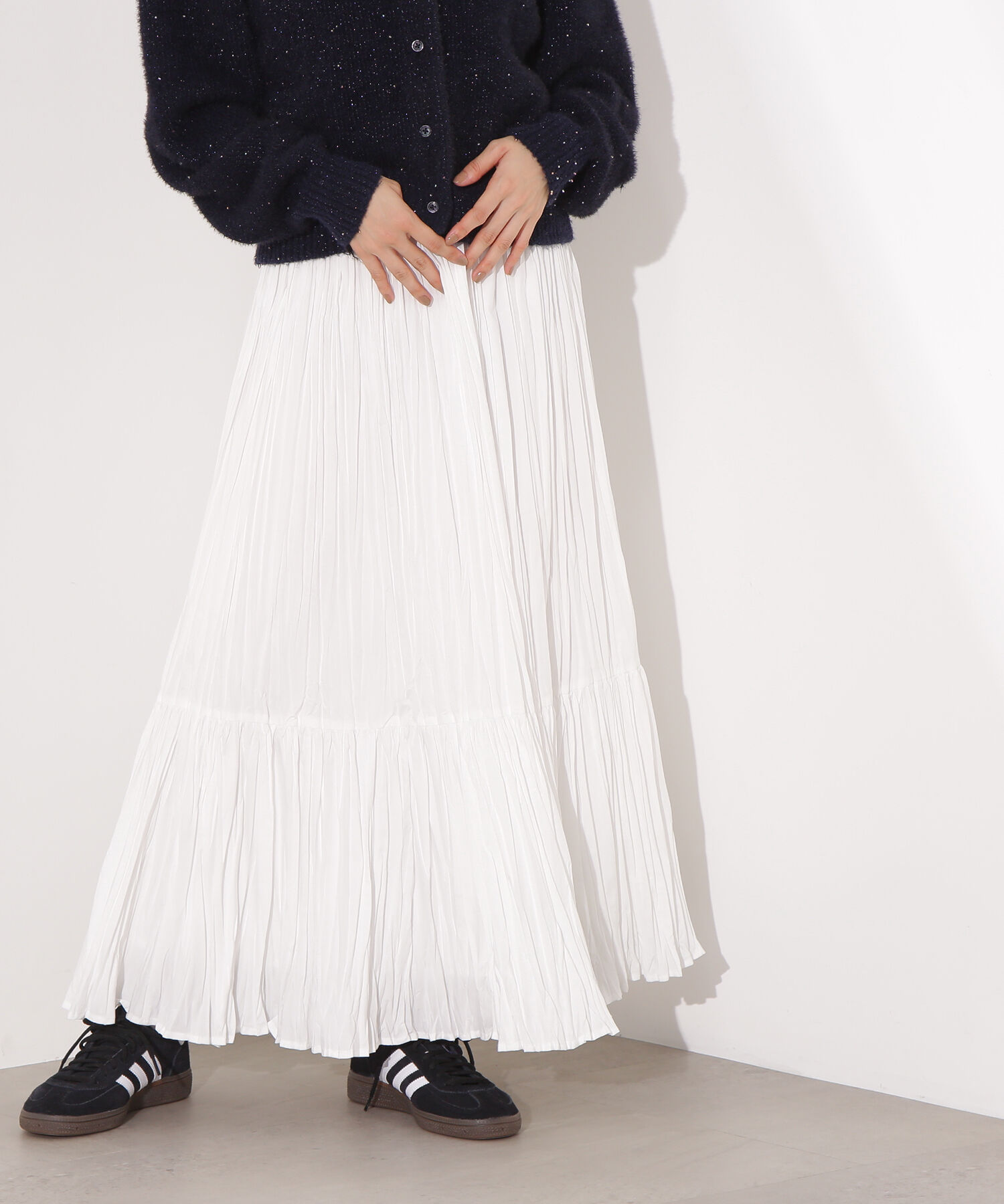  「ティアードプリーツスカート」|スカート|