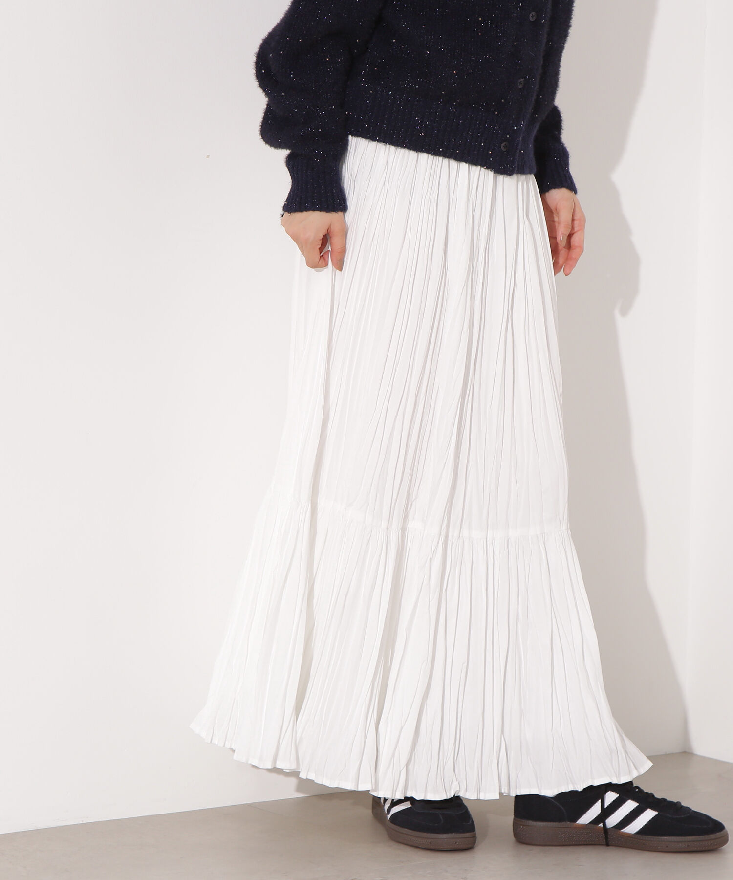  「ティアードプリーツスカート」|スカート|