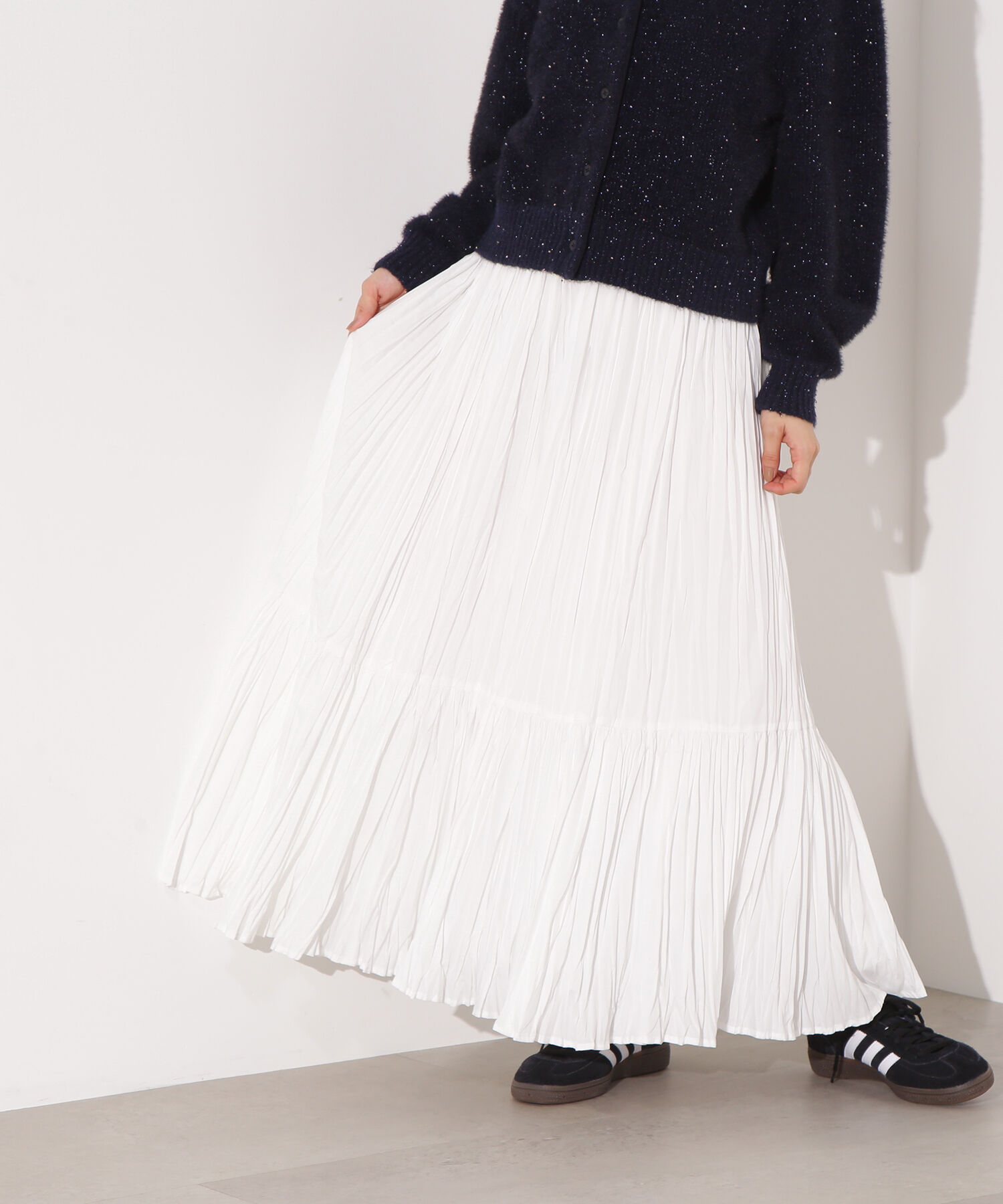  「ティアードプリーツスカート」|スカート|