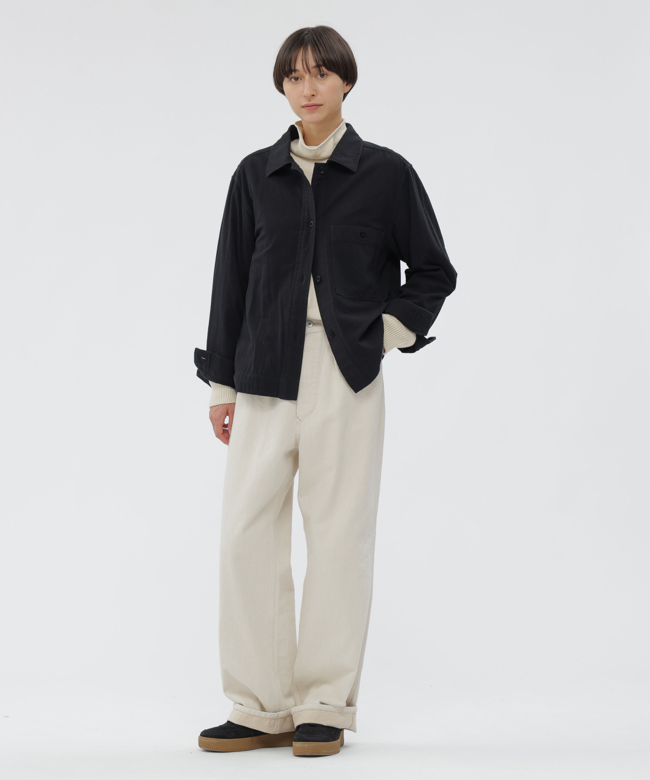 MHL.「GARMENT DYE PLATED ORGANIC COTTON SHIRT」|シャツ・ブラウス|