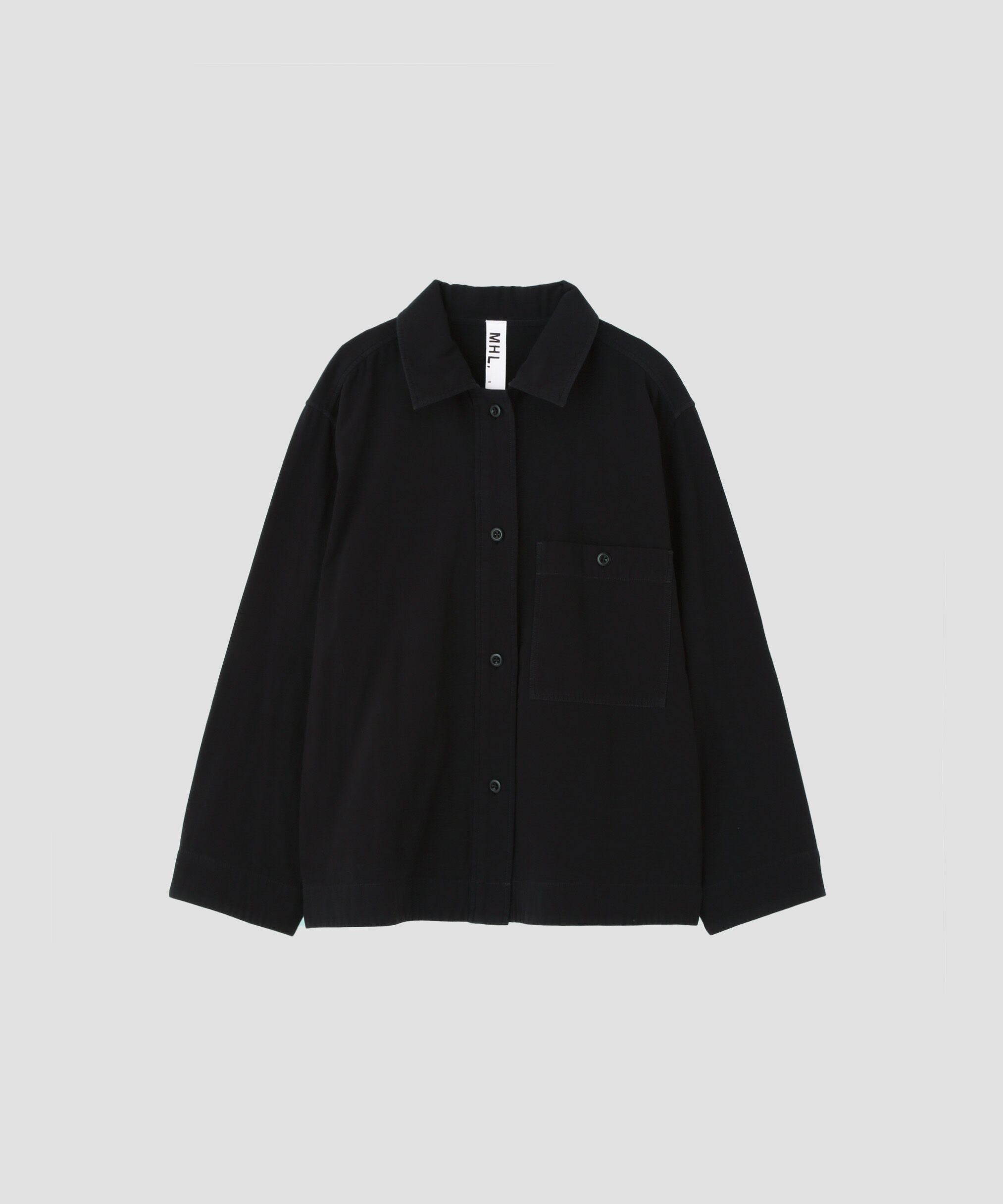 MHL.「GARMENT DYE PLATED ORGANIC COTTON SHIRT」|シャツ・ブラウス|