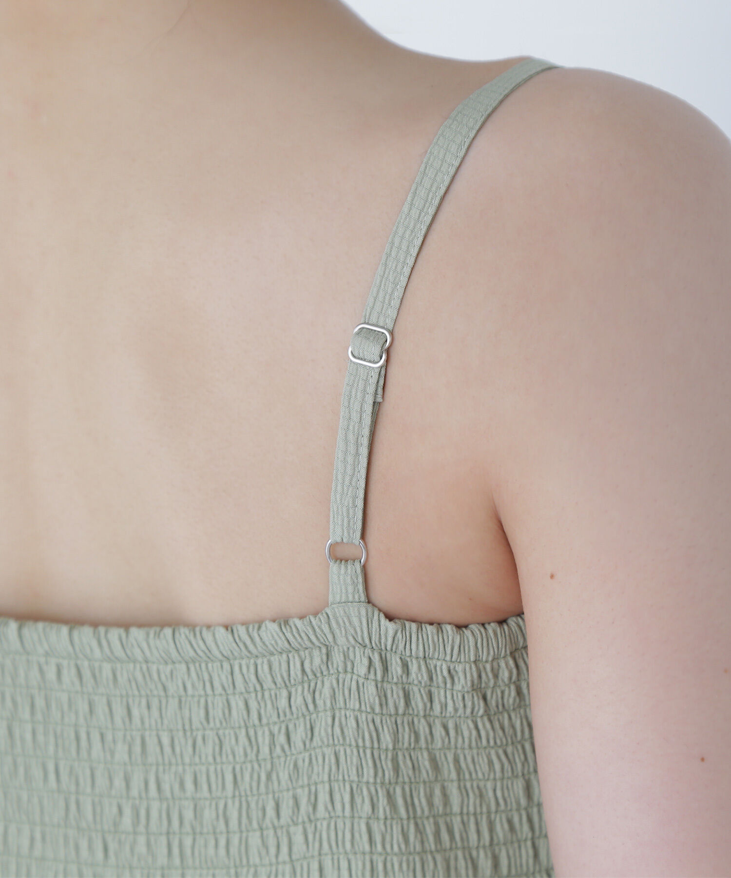  「フロントフリルキャミワンピース」|ワンピース|