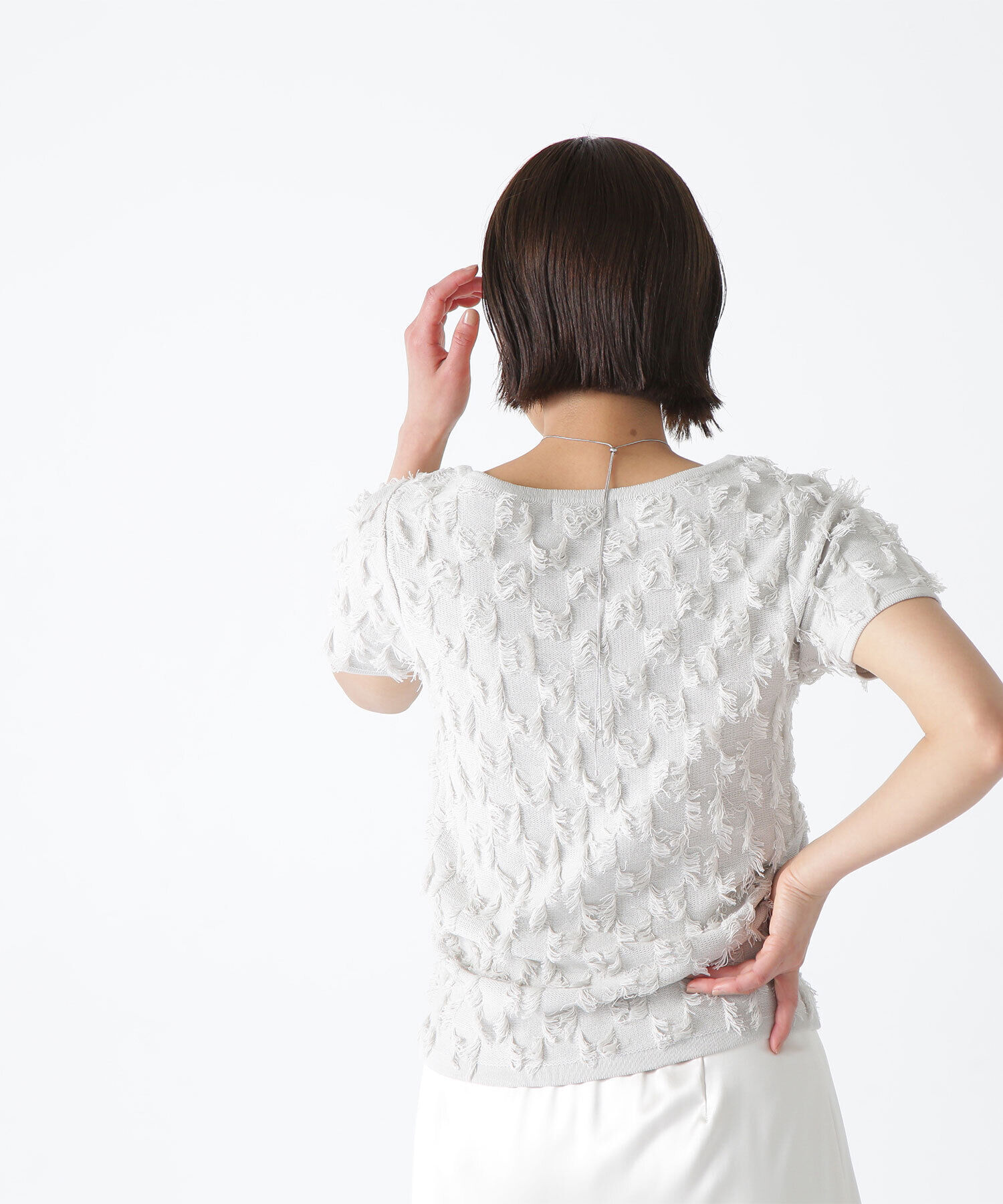  「フリンジコンパクトニット」|ニット・セーター|