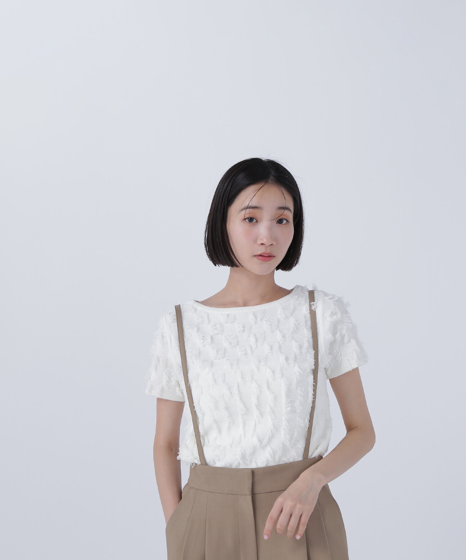  「フリンジコンパクトニット」|ニット・セーター|