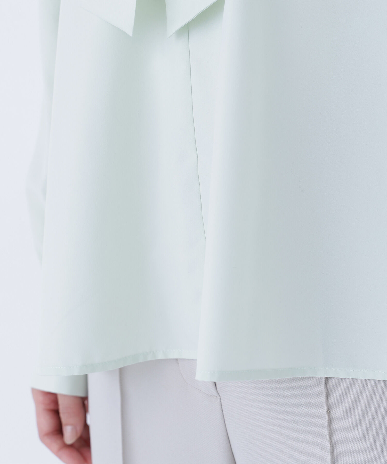  「スキッパーリボンタイブラウス」|シャツ・ブラウス|