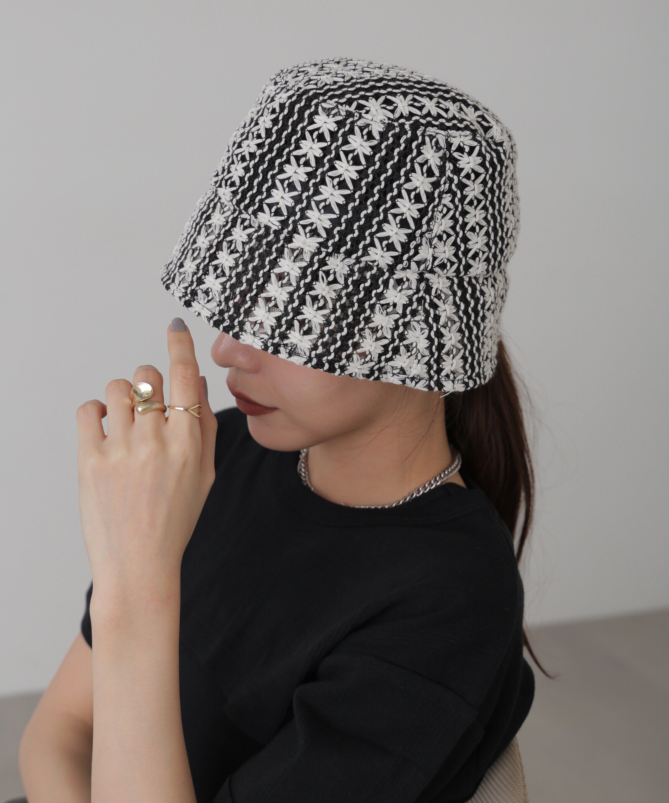  「レースダウンハット」|ソックス|