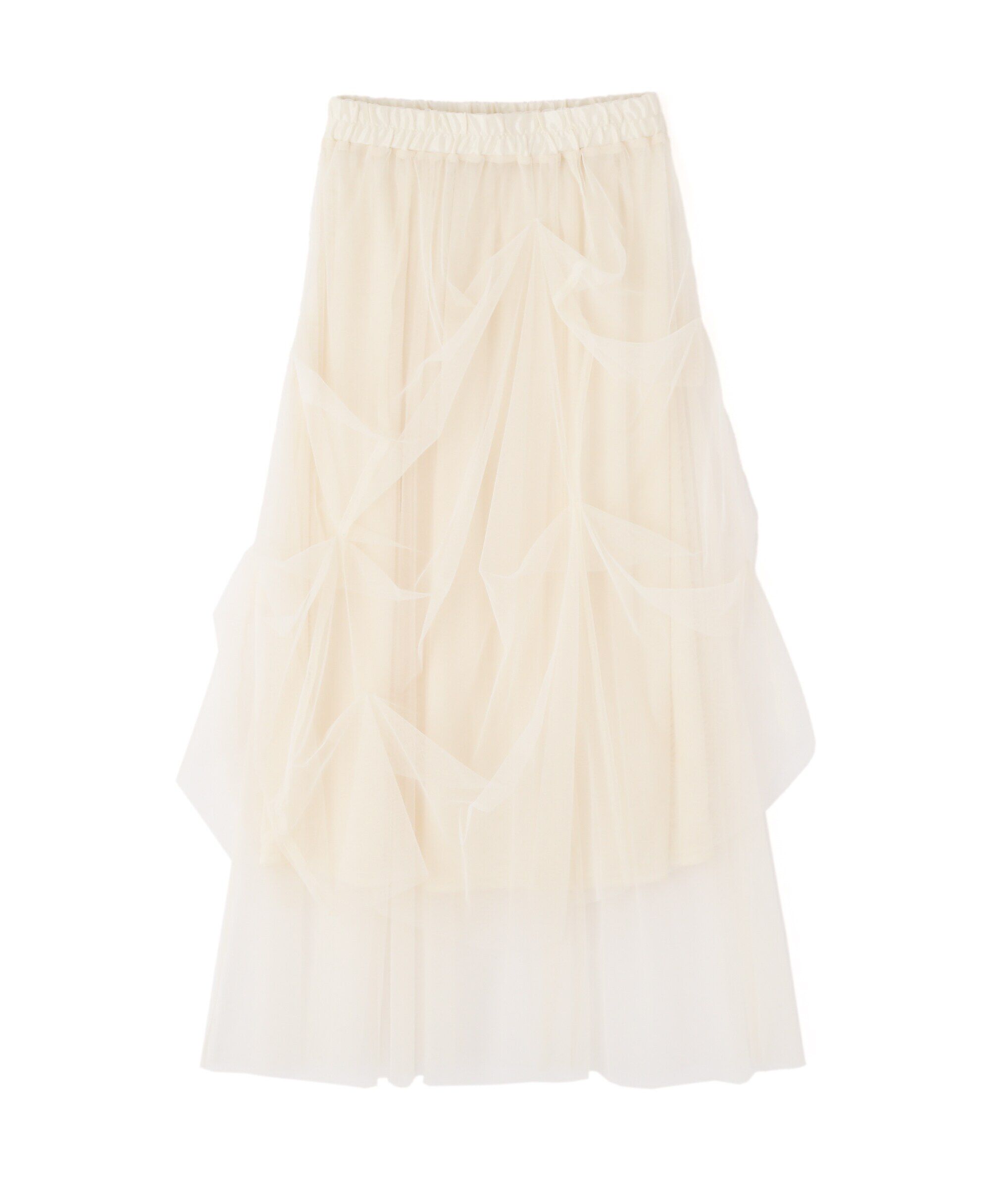  「チュールイレギュラータックスカート」|スカート|