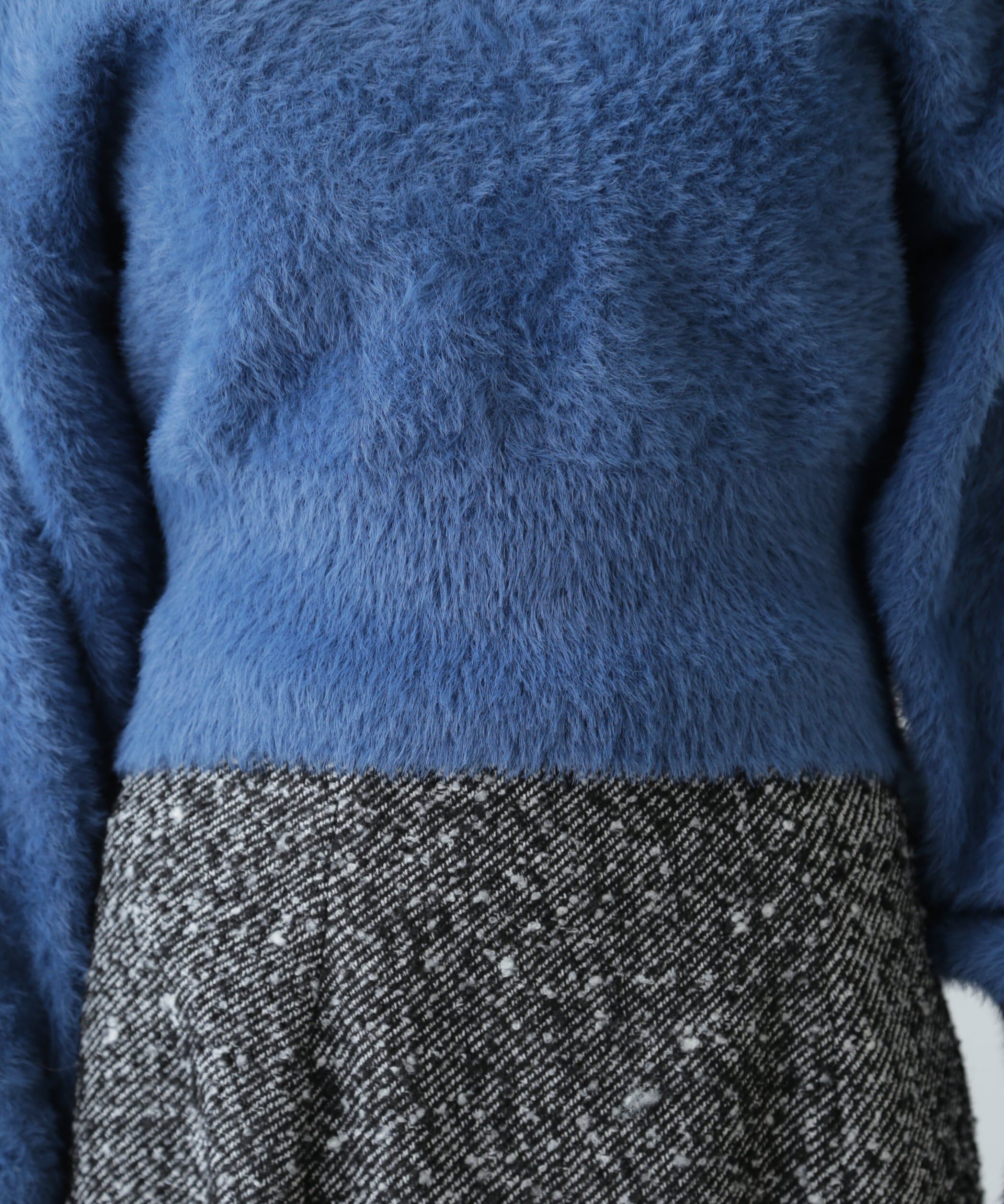  「フェザーVネックニット」|ニット・セーター|