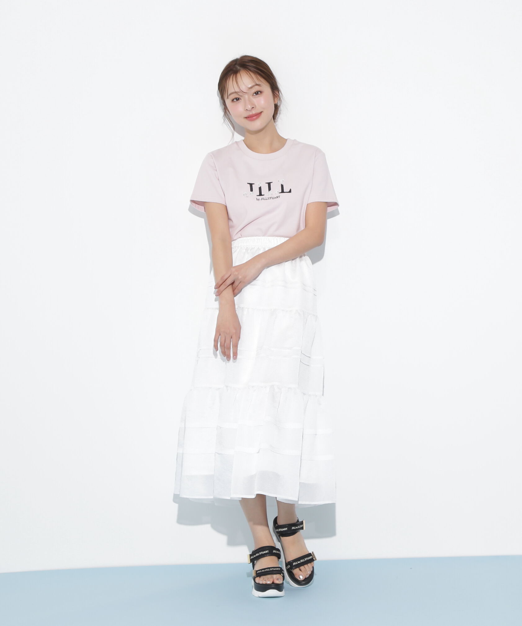  「タックティアードシアースカート」|スカート|