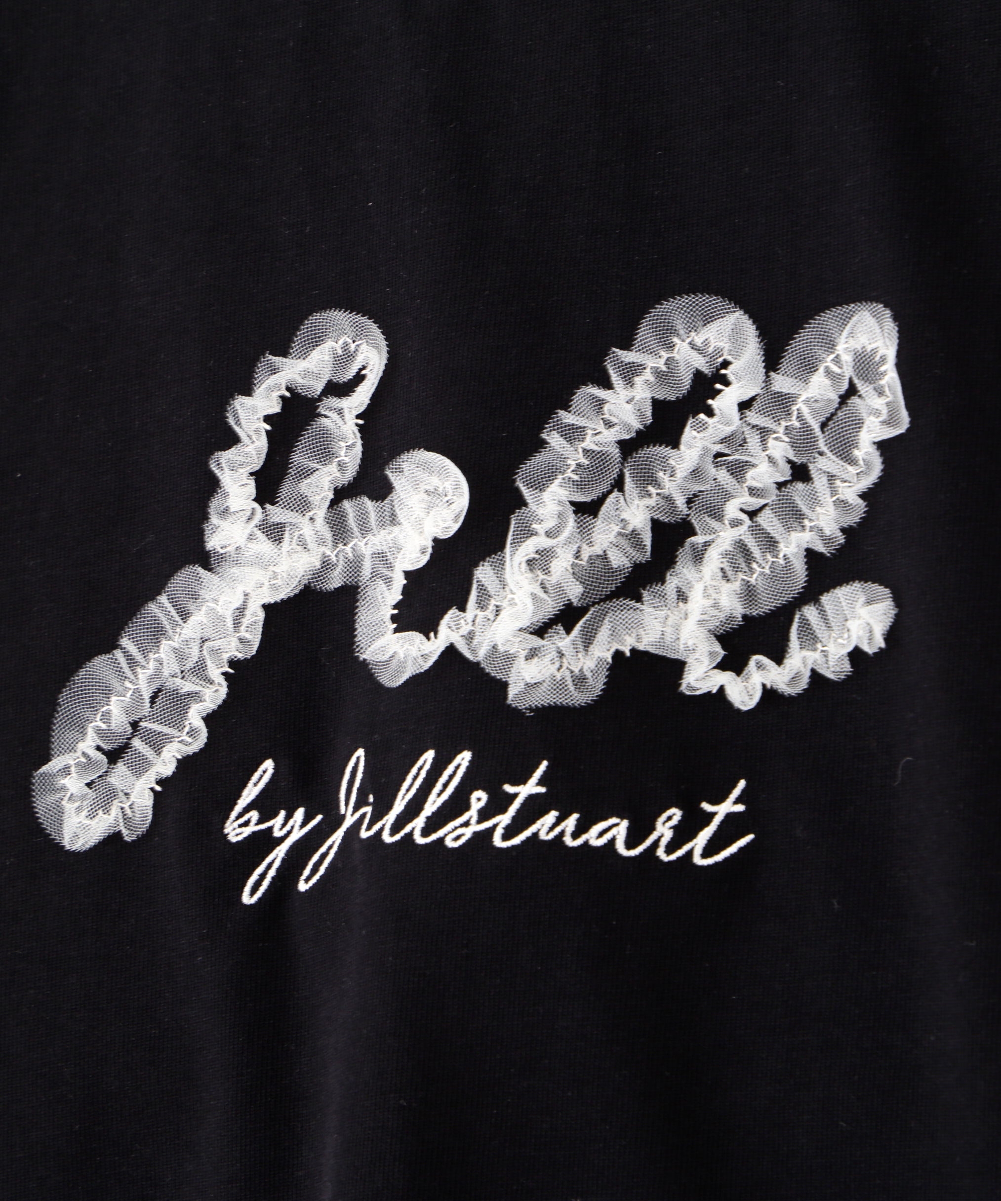  「チュールフリルロゴTシャツ」|Tシャツ・カットソー|