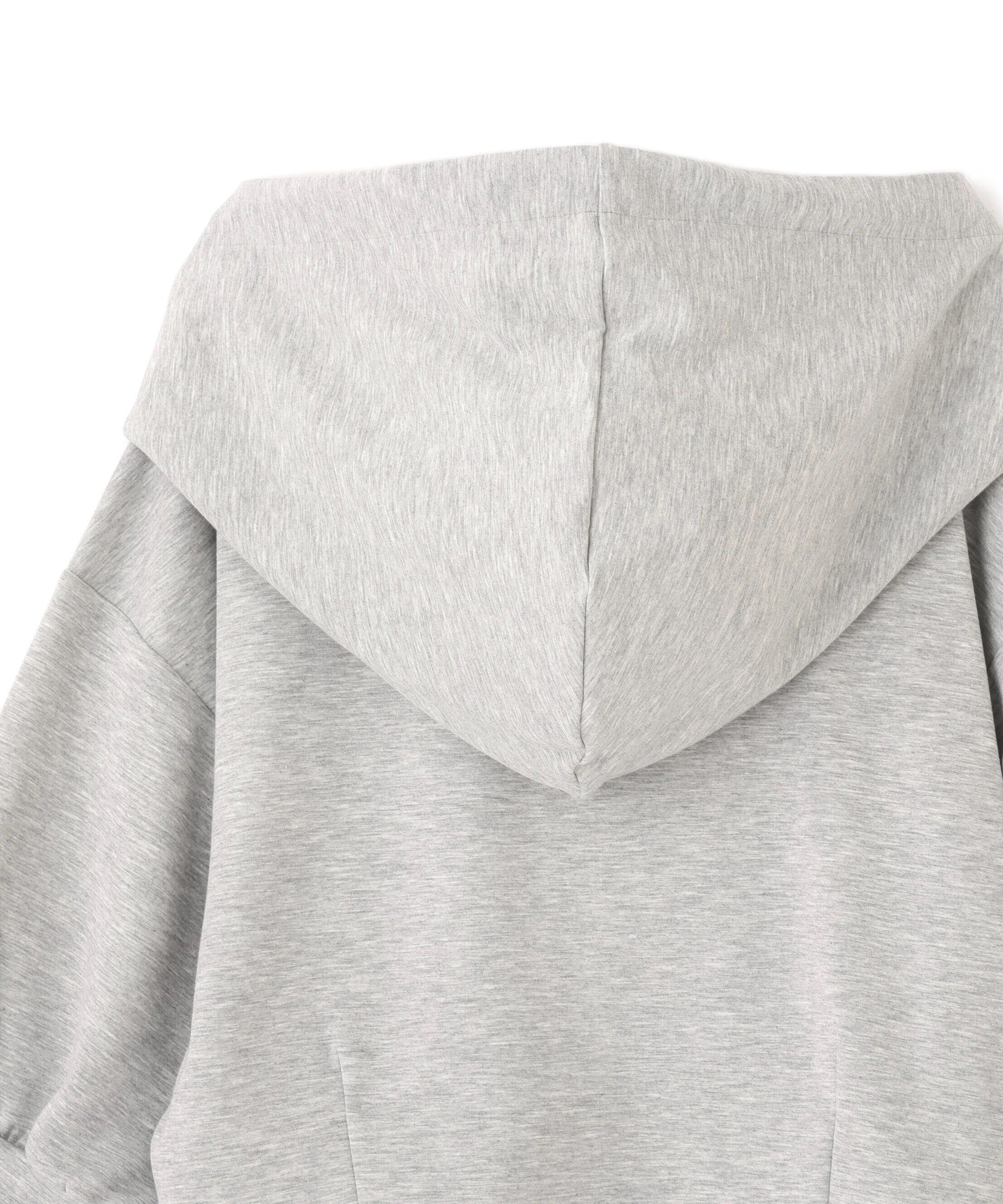  「5分袖ダイバーセットアップパーカー」|Tシャツ・カットソー|