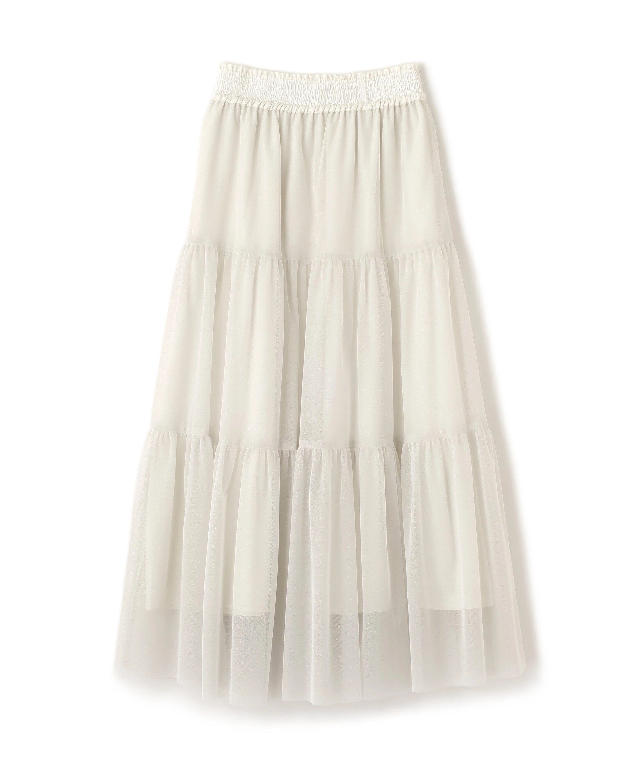  「ラメチュールティアードスカート」|スカート|