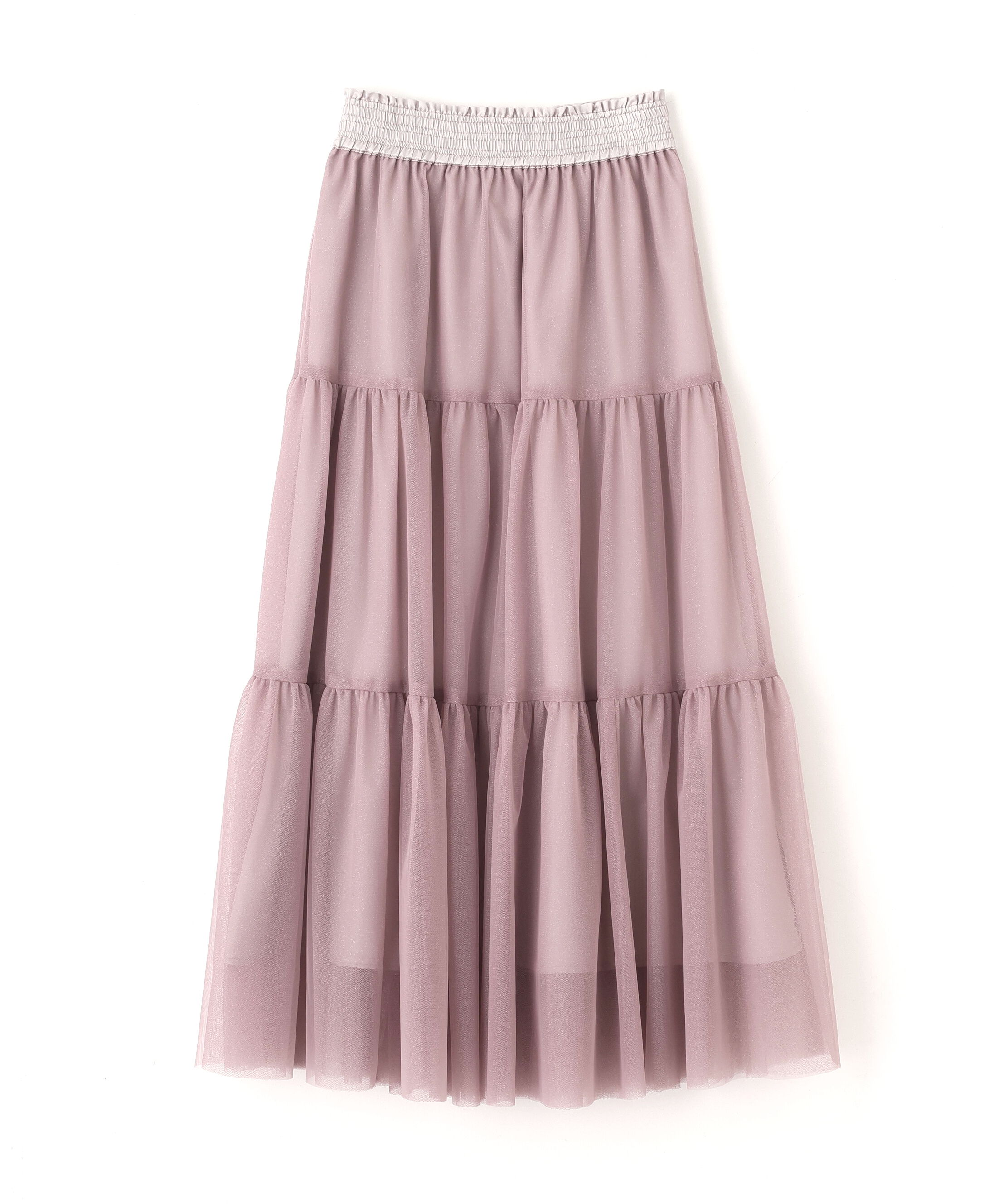  「ラメチュールティアードスカート」|スカート|