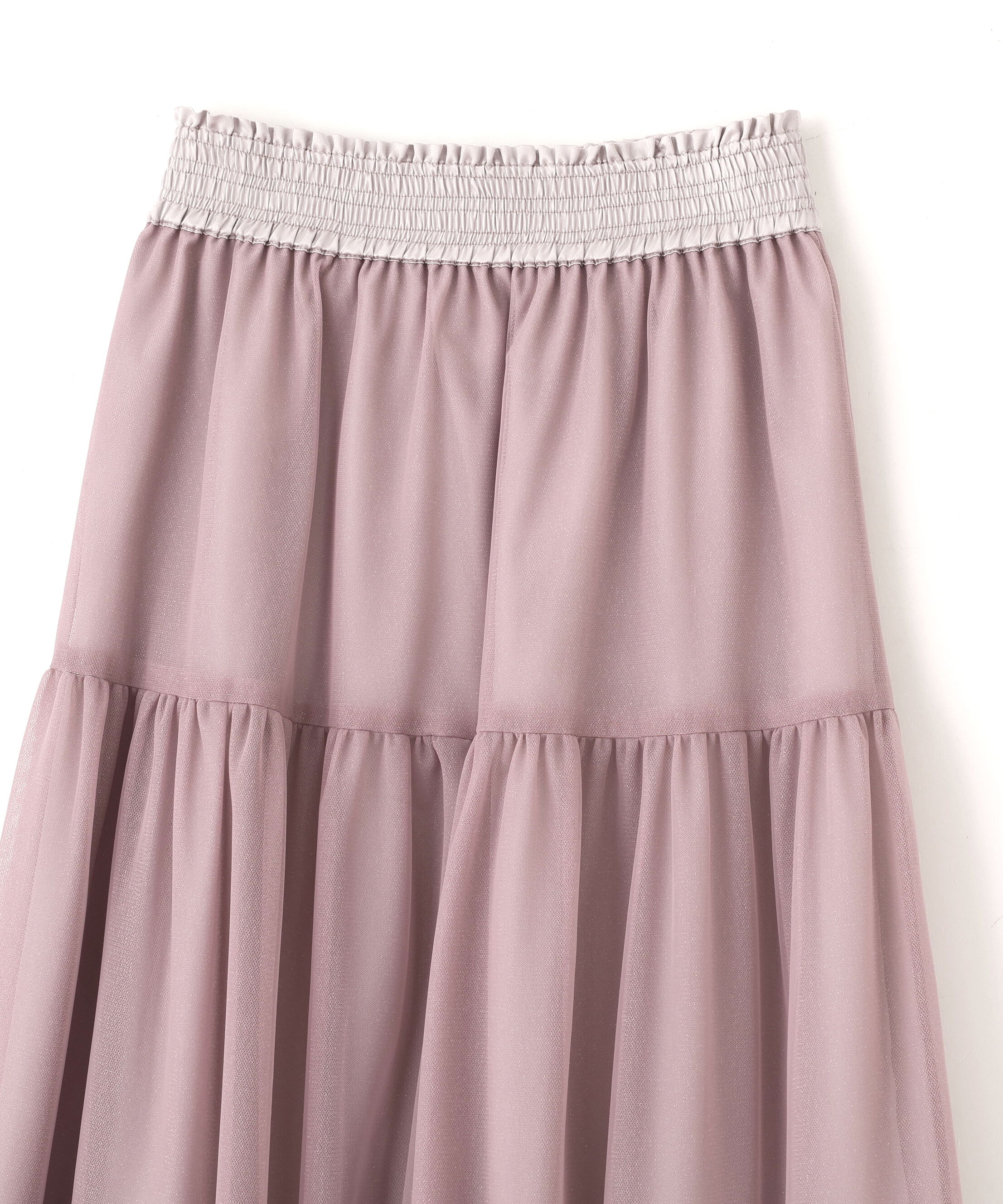  「ラメチュールティアードスカート」|スカート|