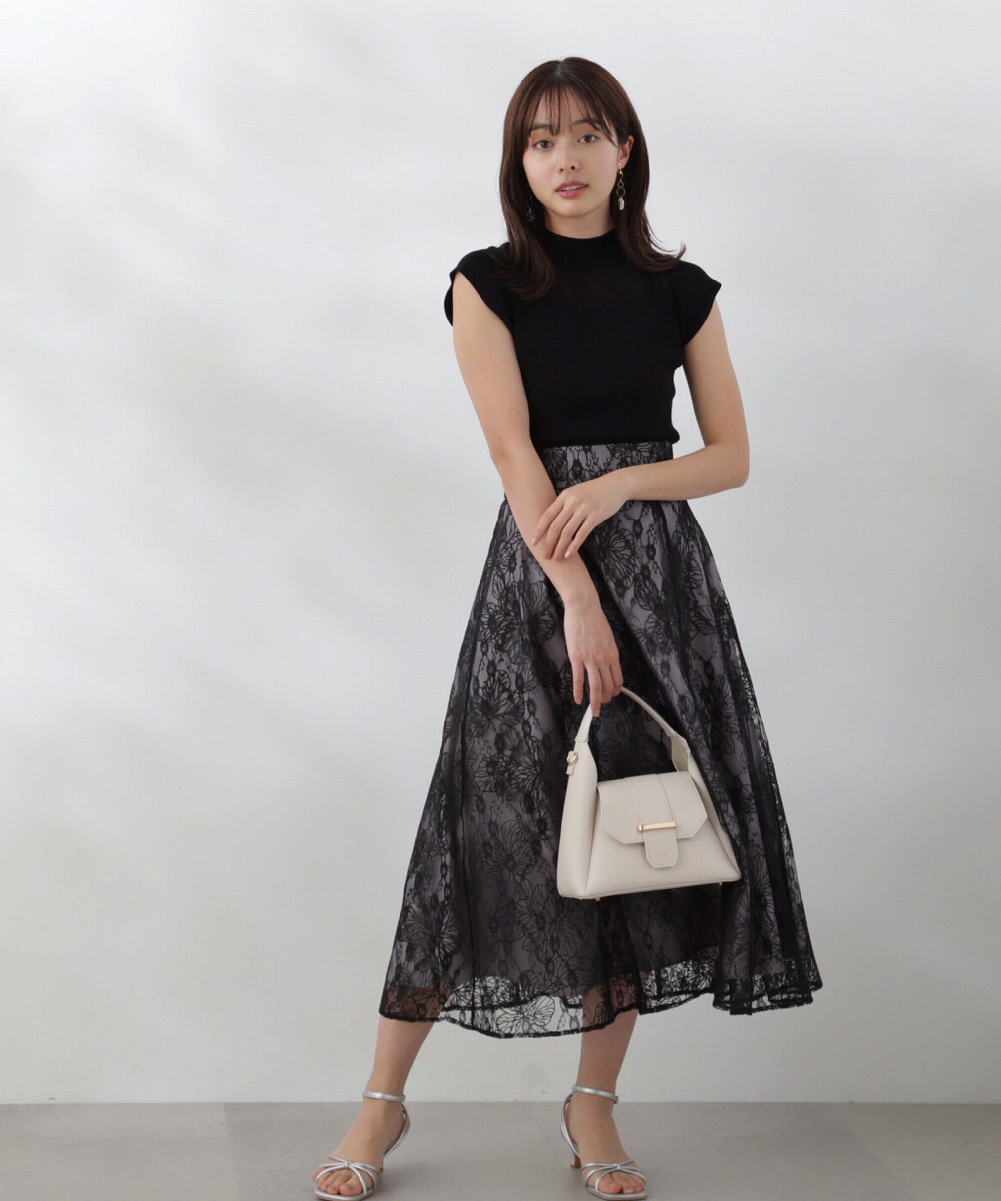 PROPORTION BODY DRESSING「シアー切り替えニット」|ニット・セーター|