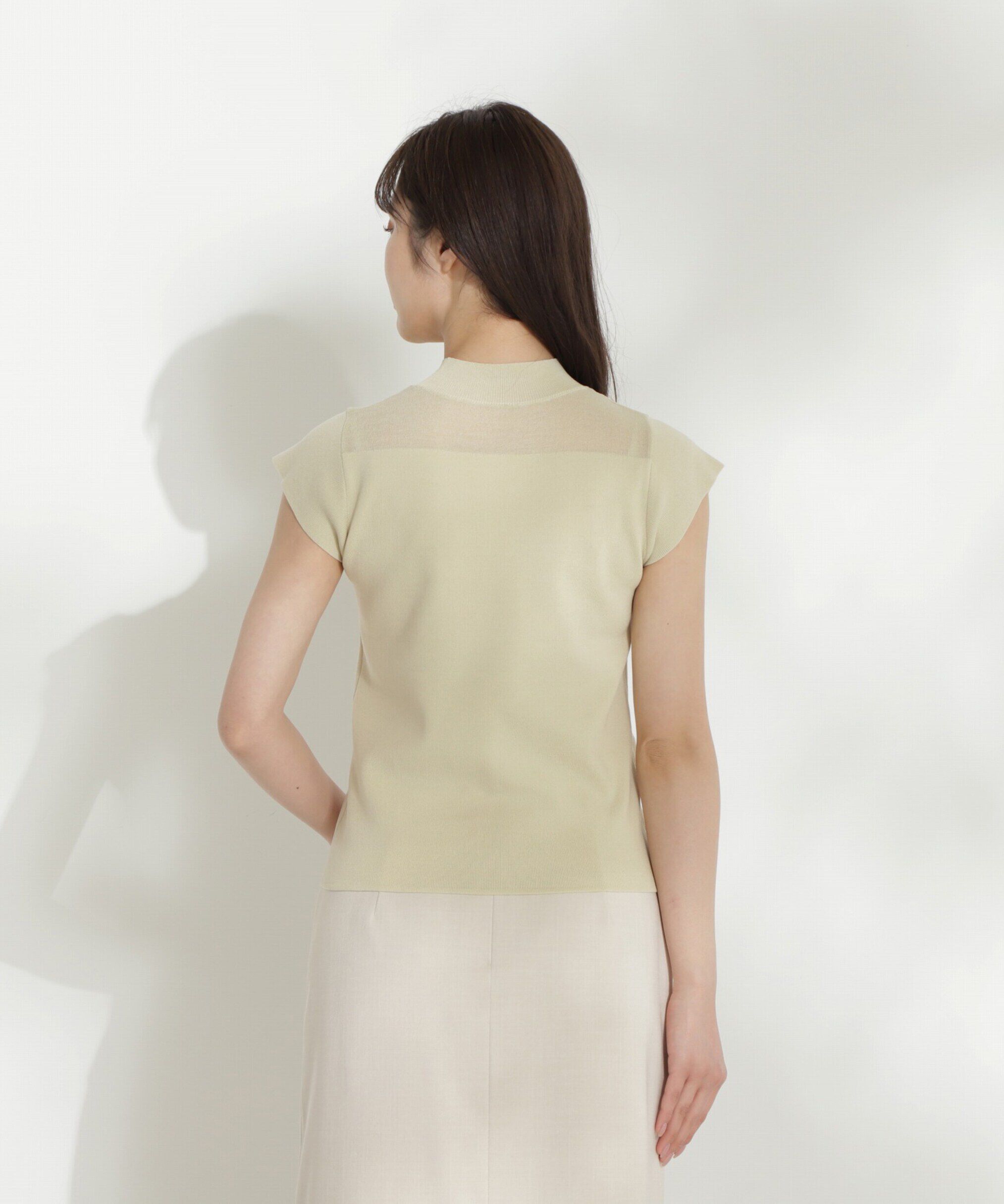 PROPORTION BODY DRESSING「シアー切り替えニット」|ニット・セーター|