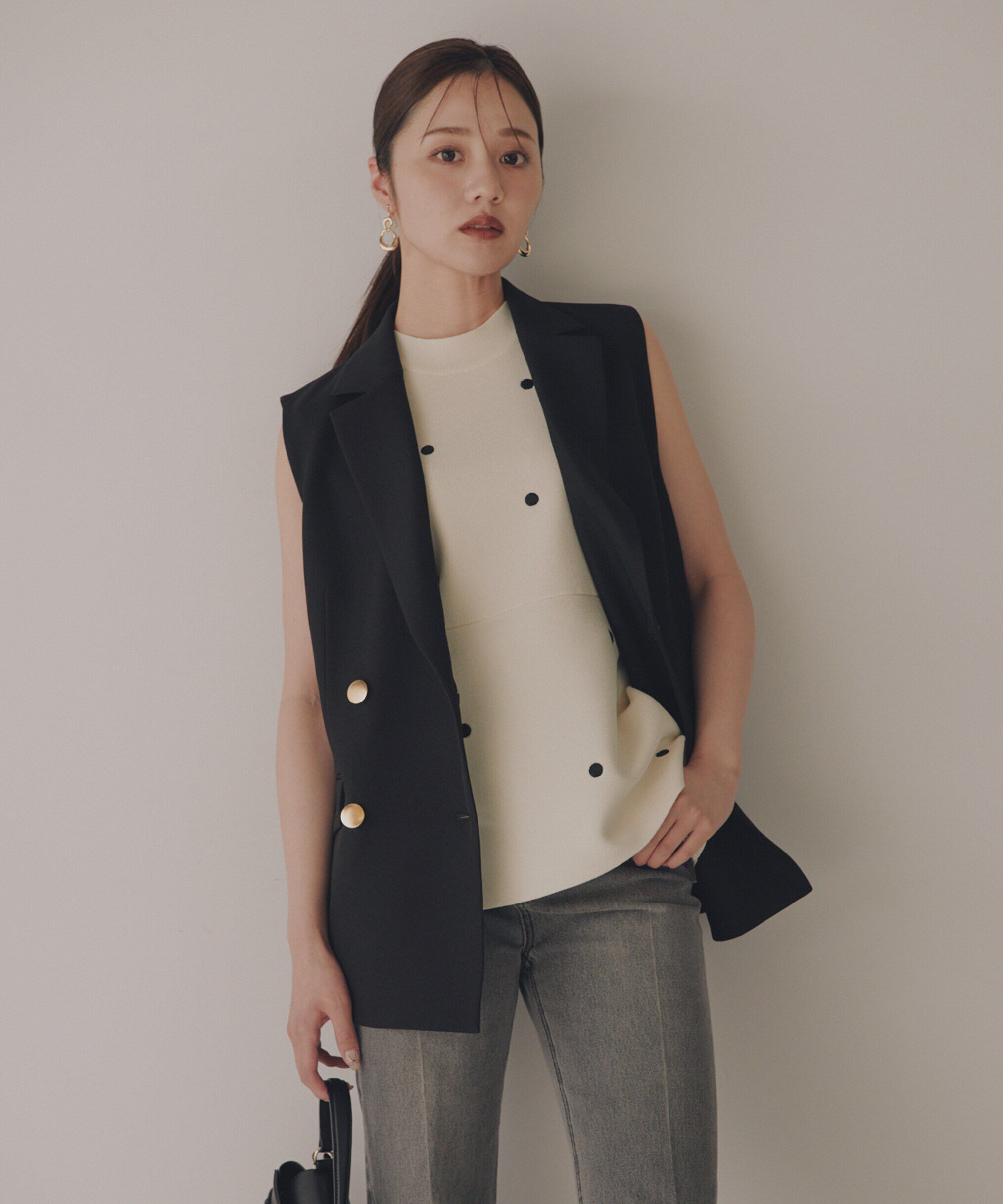 PROPORTION BODY DRESSING「ダブルボタンジレ」|その他|