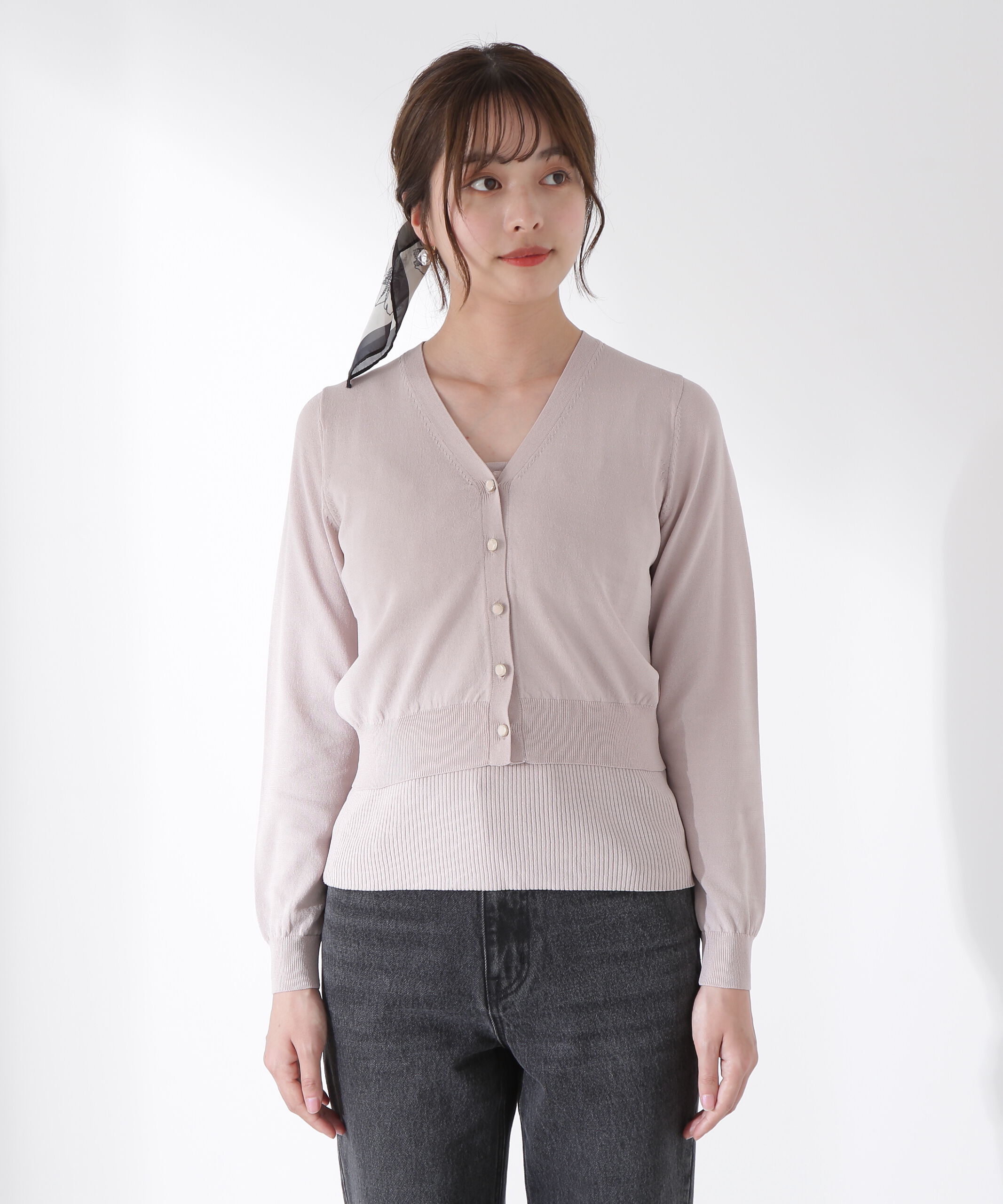 PROPORTION BODY DRESSING「チュール付きニットアンサンブル」|ニット・セーター|