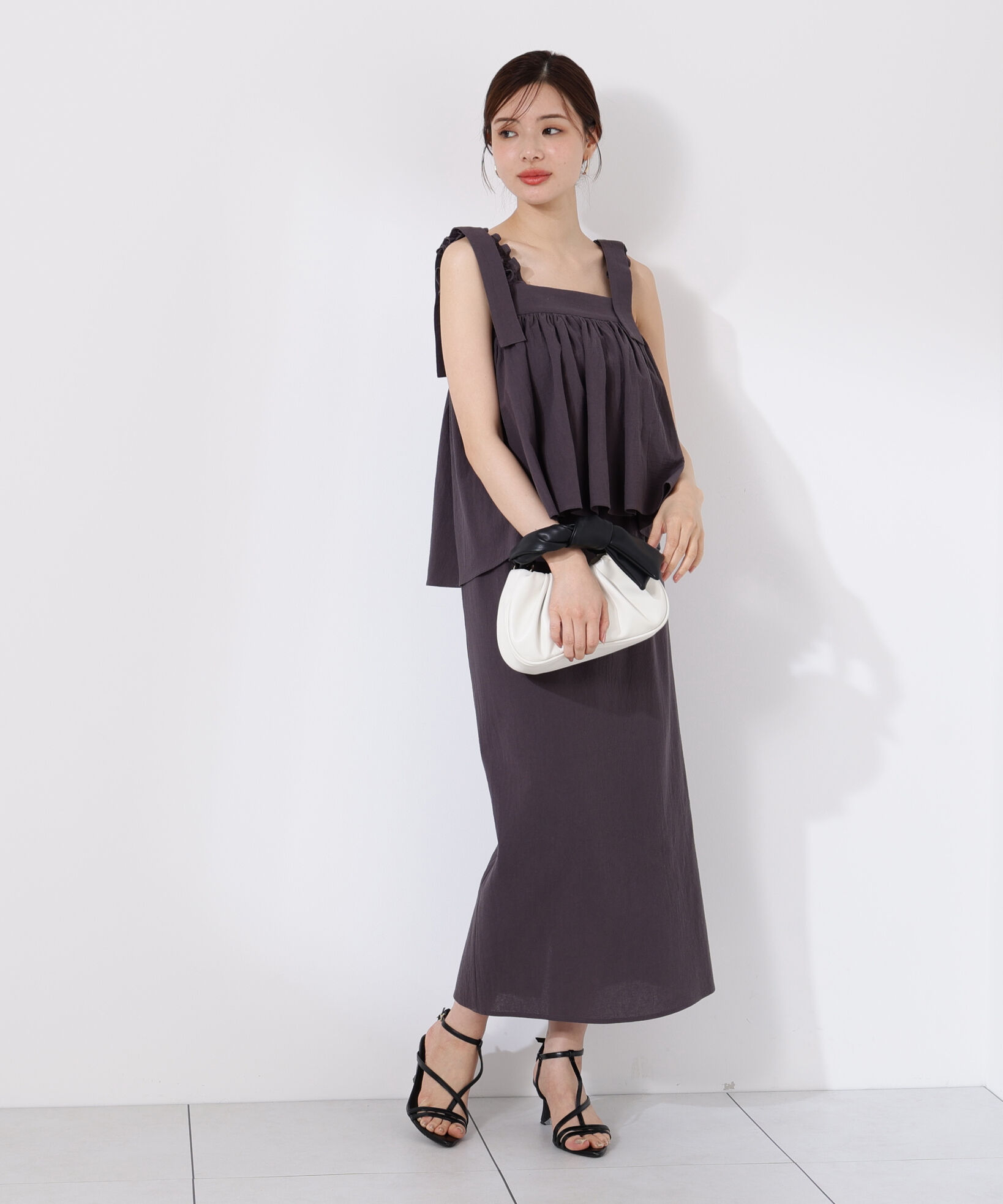 PROPORTION BODY DRESSING「《EDIT COLOGNE》リボンキャミセットアップ」|ワンピース|