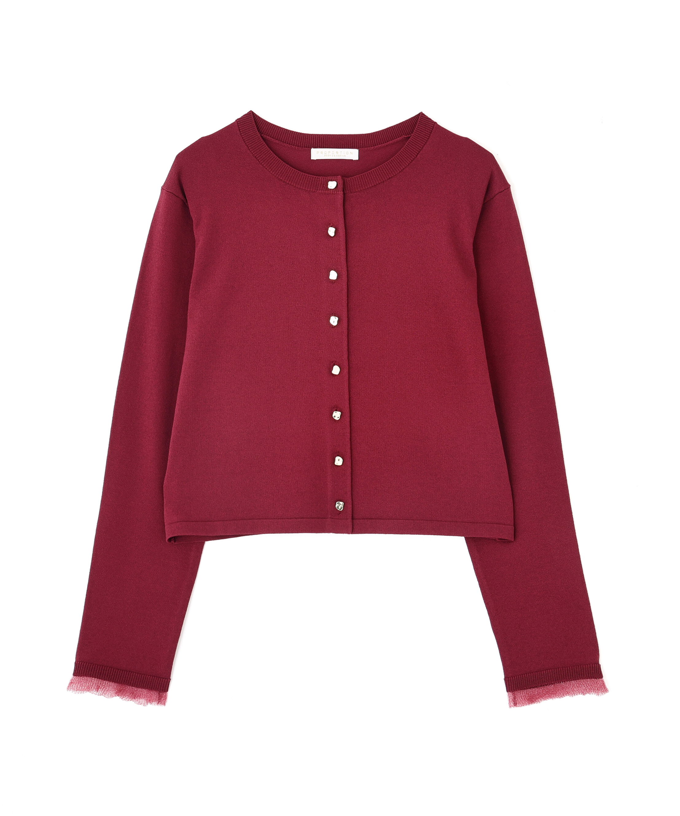 PROPORTION BODY DRESSING「＜ハンドウォッシャブル＞ゴールド釦カーディガン 25AW」|カーディガン|