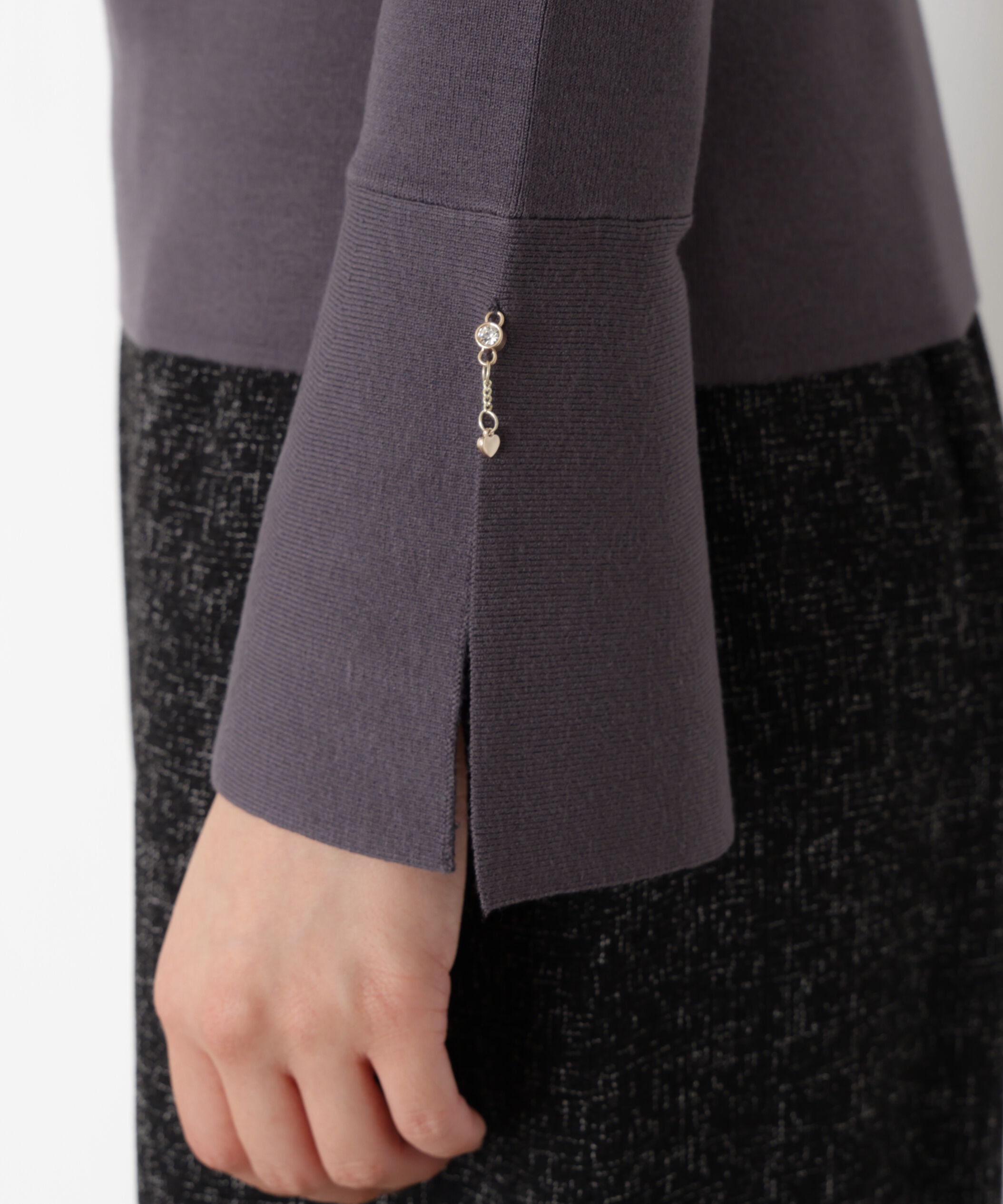 PROPORTION BODY DRESSING「チャームスリーブニット 25AW」|ニット・セーター|