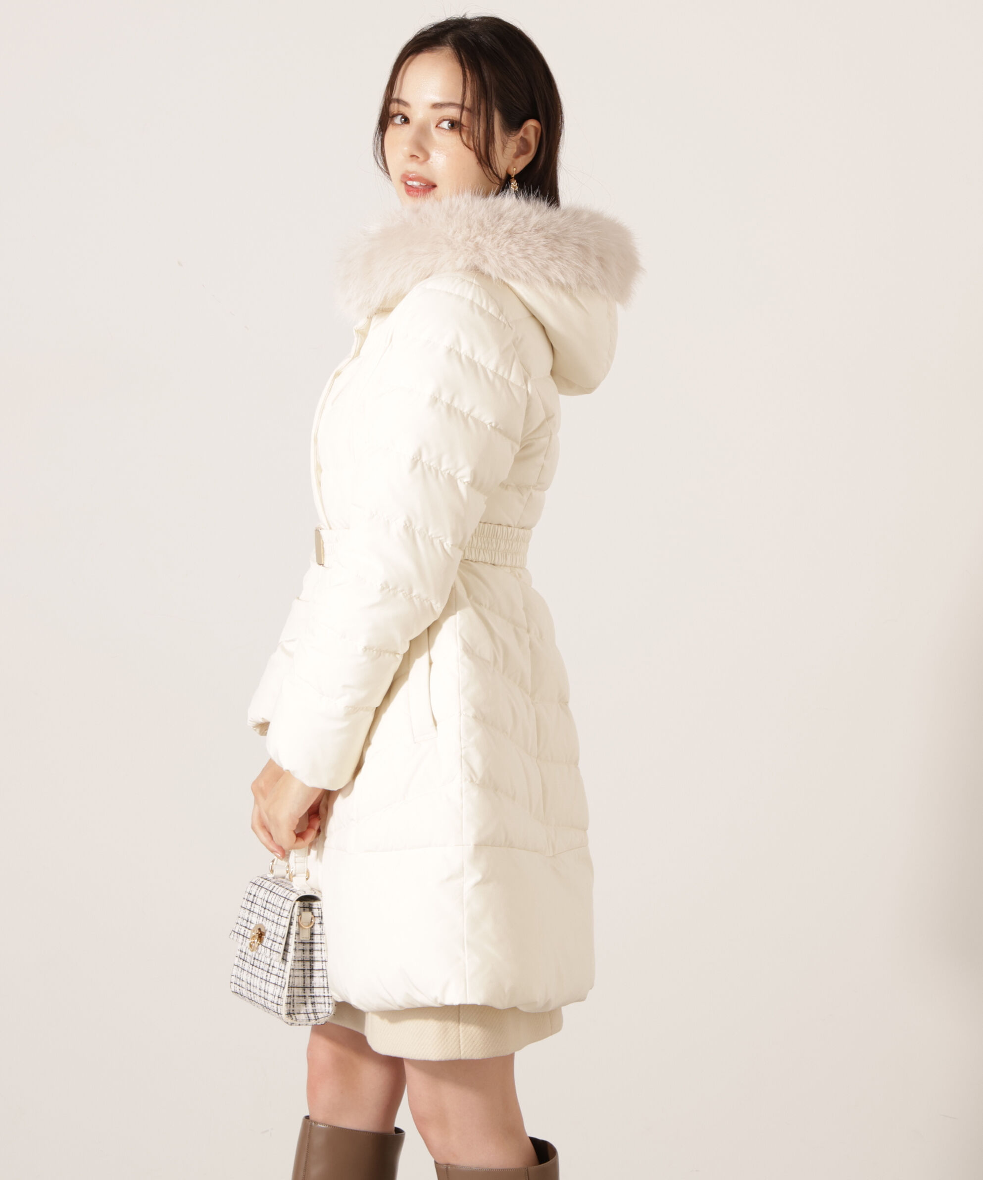 PROPORTION BODY DRESSING「ベルト付ダウン 25AW」|その他|