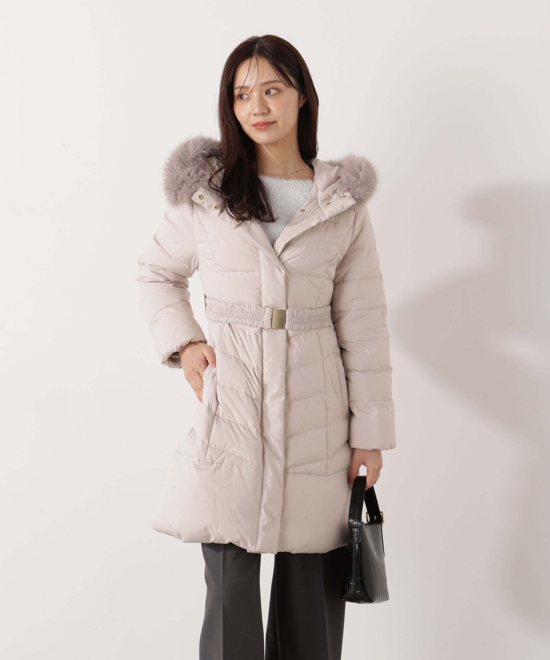 PROPORTION BODY DRESSING「ベルト付ダウン 25AW」|その他|