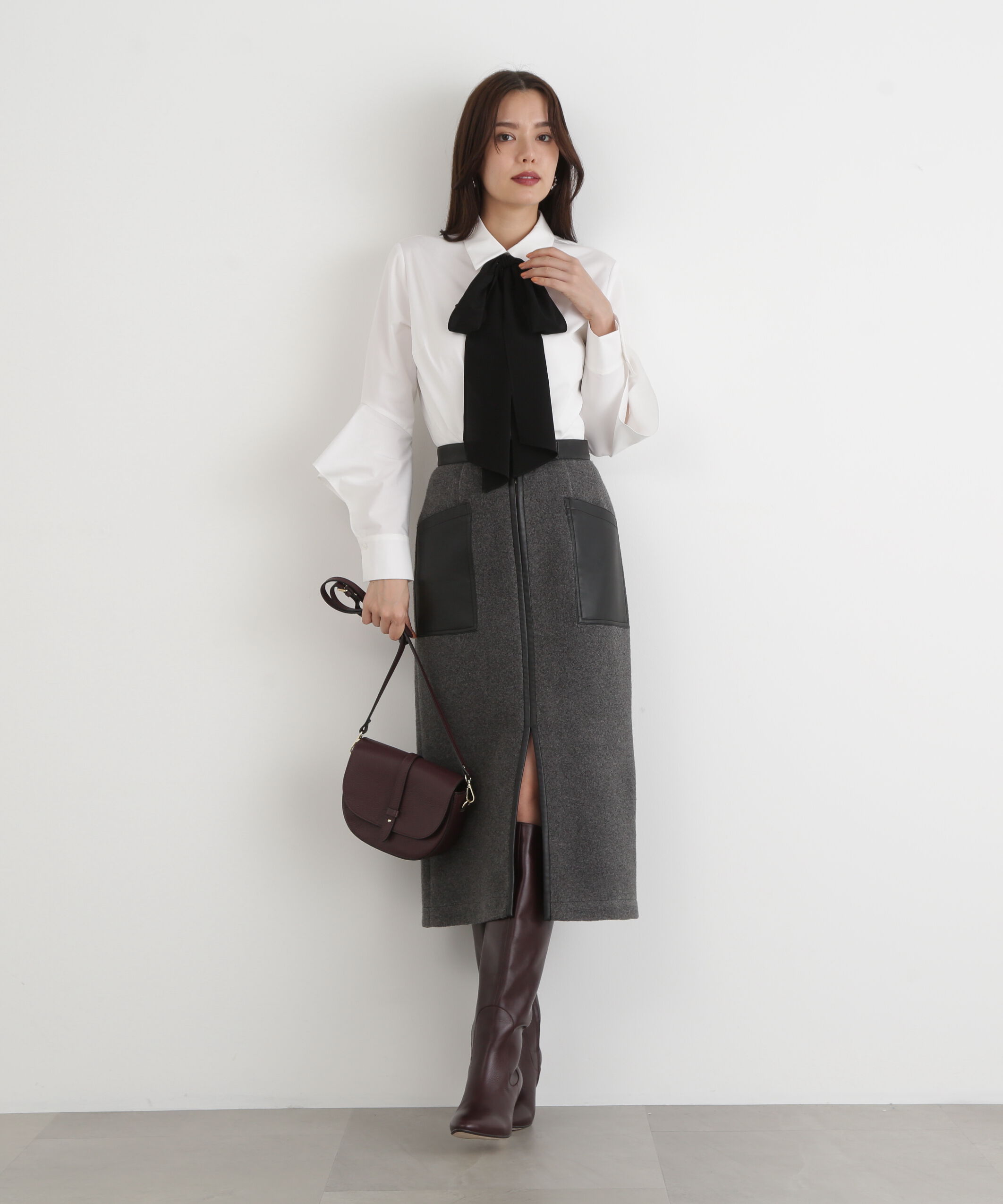  「◆ウールレットジップスカート」|スカート|