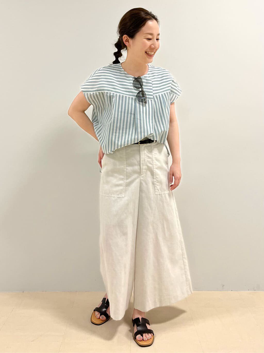  「ベイカー風セミワイドパンツ」|その他|