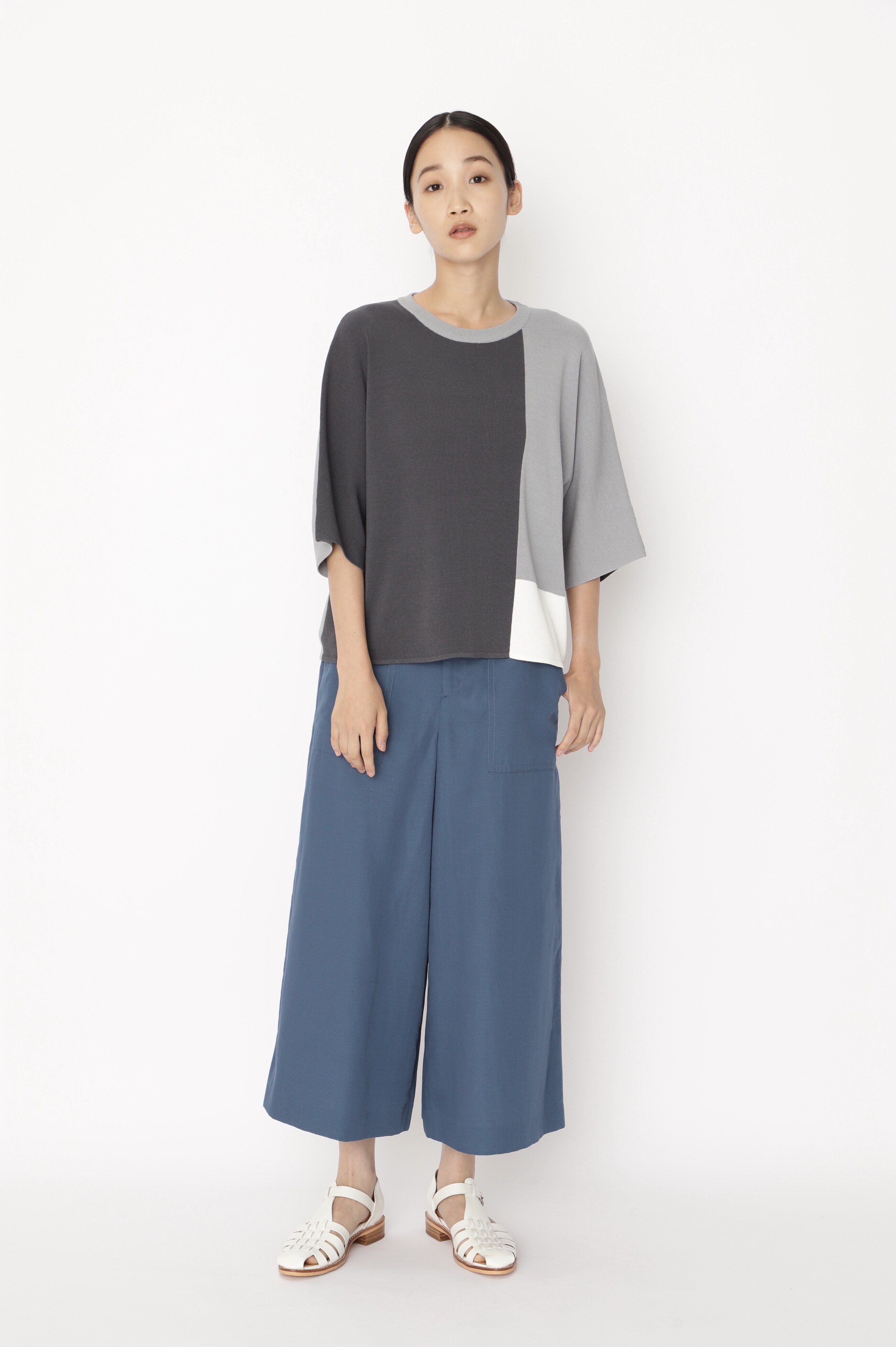  「ベイカー風セミワイドパンツ」|その他|