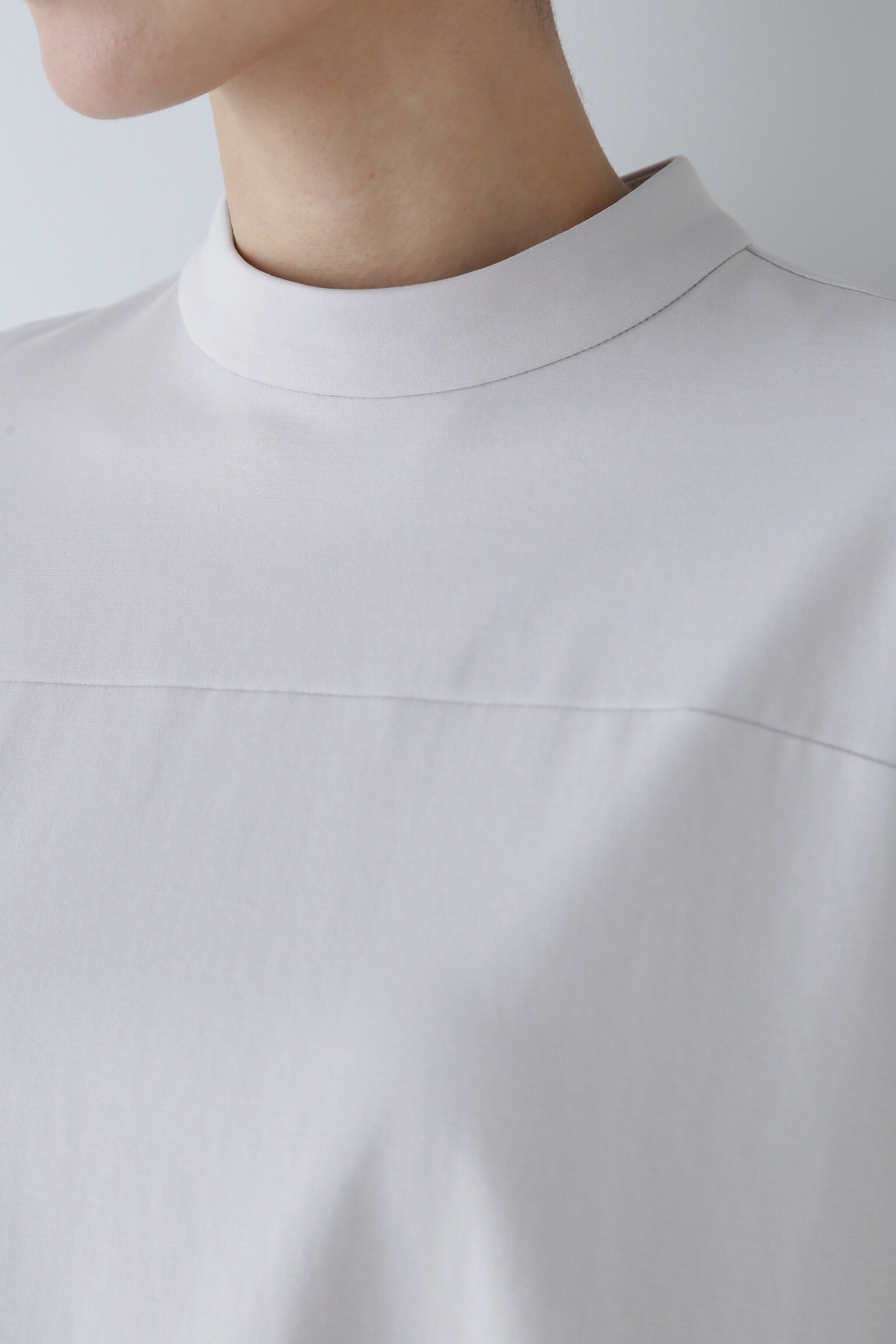  「ストレッチポンチモックネックワンピース」|ワンピース|