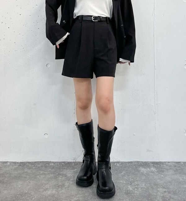 archives「ベルト付タックショートパンツ」|その他|