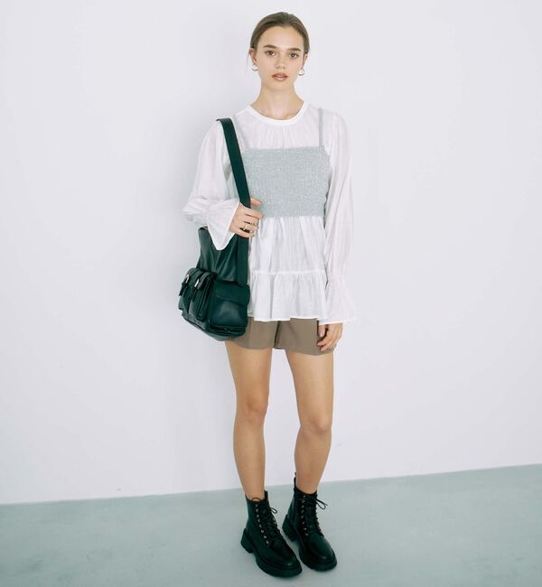 archives「ベルト付タックショートパンツ」|その他|