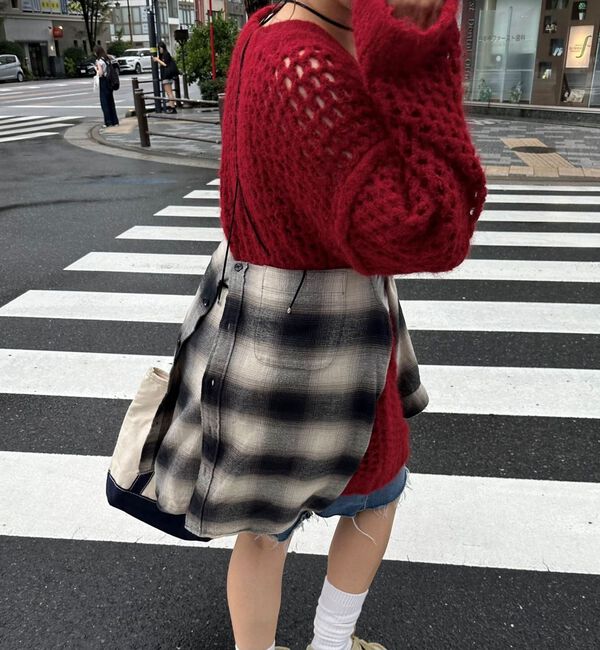 archives「＜Ｌｔｄ．＞ＯＶＥＲ　ＭＥＳＨ　ＫＮＩＴ」|ニット・セーター|